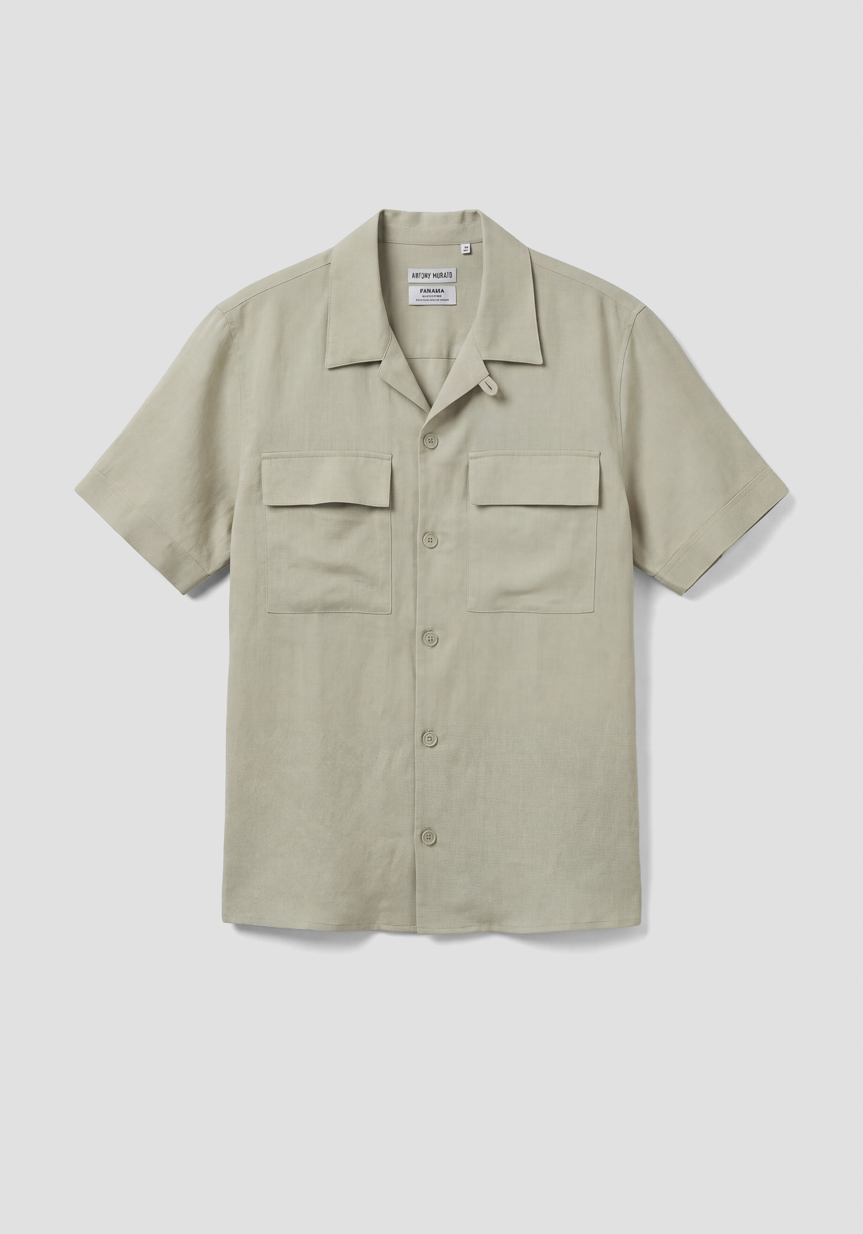 CAMISA REGULAR FIT «PANAMA» DE MEZCLA DE LINO SLUB