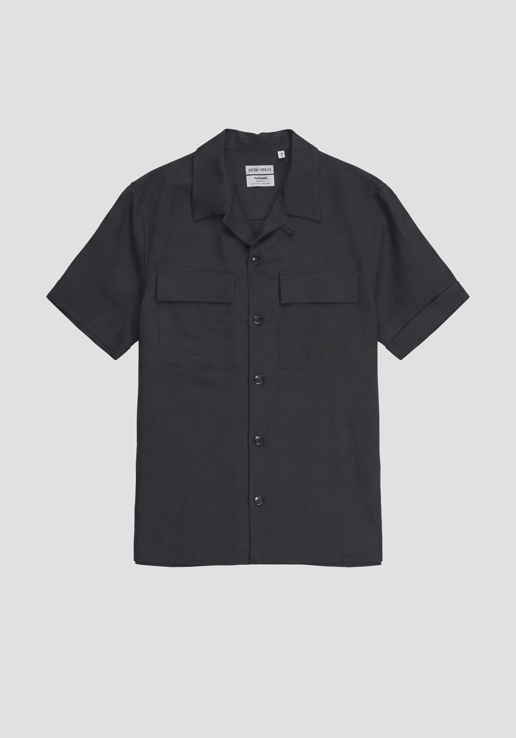 CAMISA REGULAR FIT «PANAMA» DE MEZCLA DE LINO SLUB