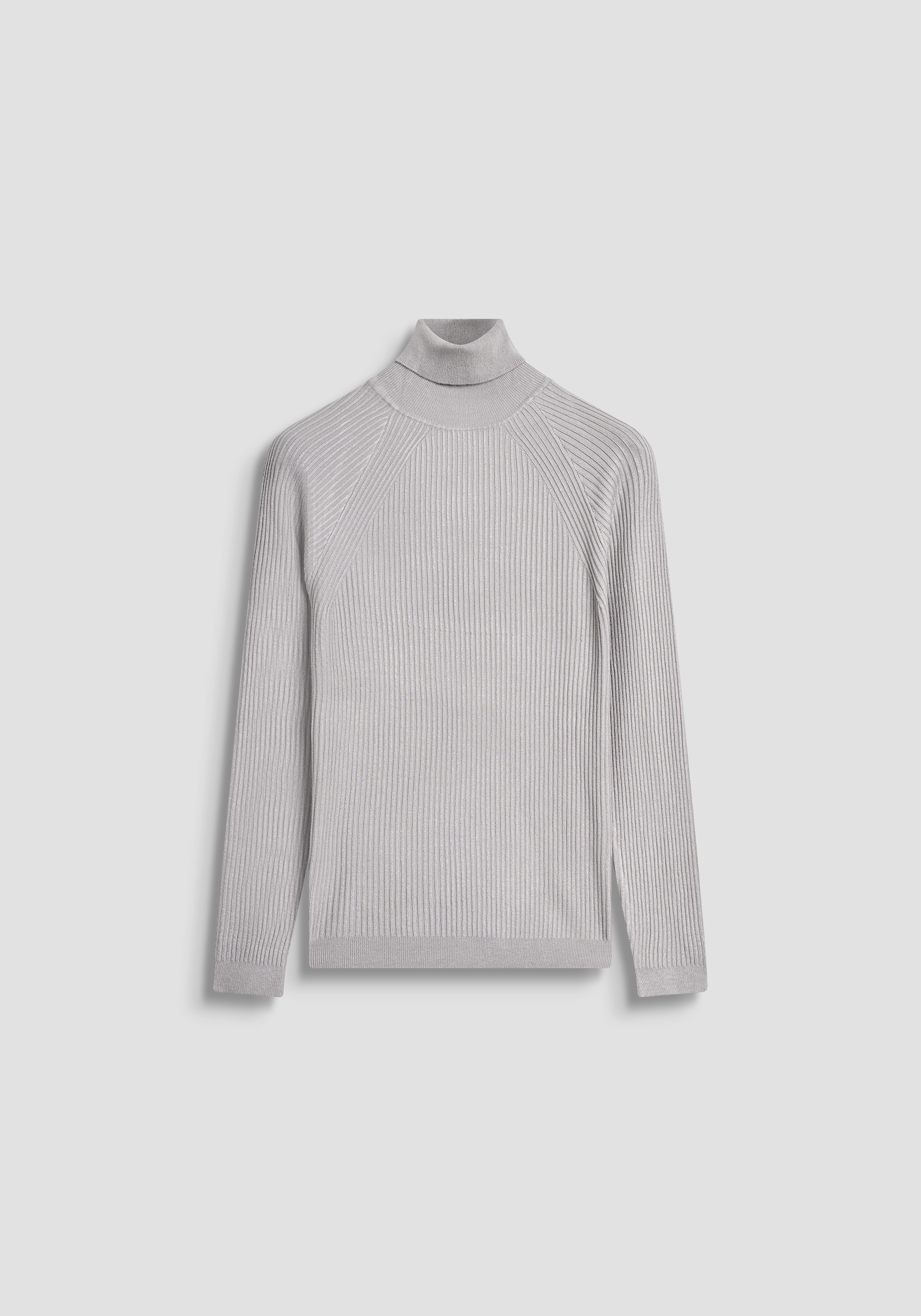 JERSEY CUELLO ALTO SUPER SLIM FIT EN MEZCLA VISCOSA ELÁSTICA