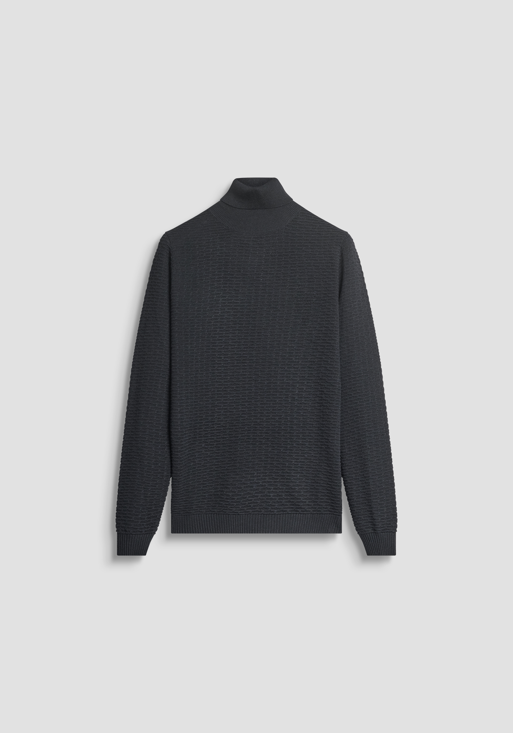 JERSEY DE CUELLO ALTO REGULAR FIT EN MEZCLA DE LANA MERINA