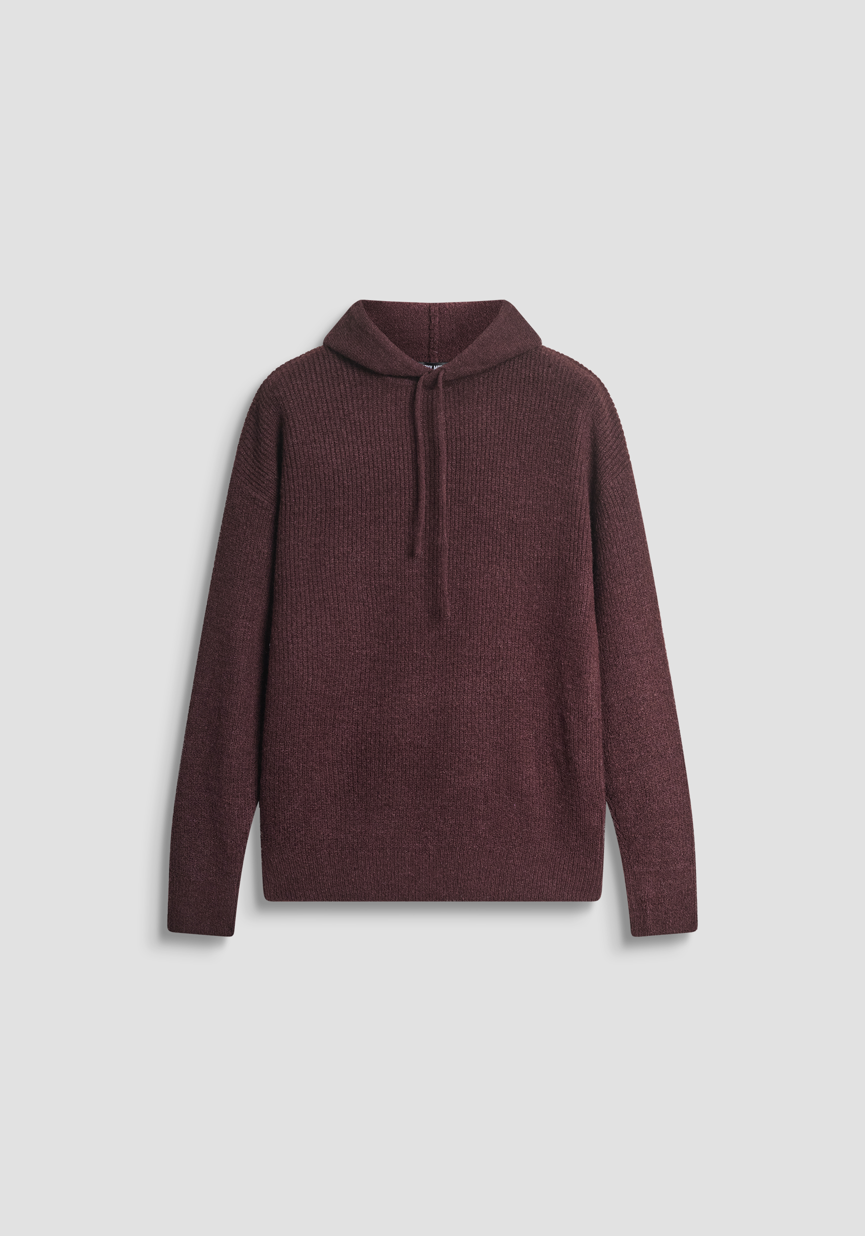 SUÉTER CON CAPUCHA REGULAR FIT EN MEZCLA DE LANA Y MOHAIR