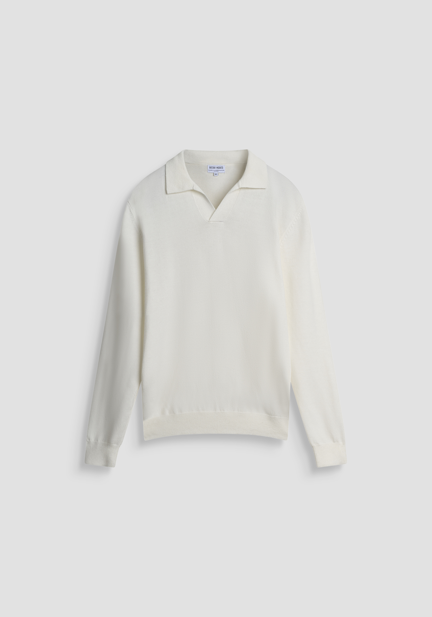 JERSEY REGULAR FIT EN MEZCLA LANA Y CACHEMIRA CON CUELLO