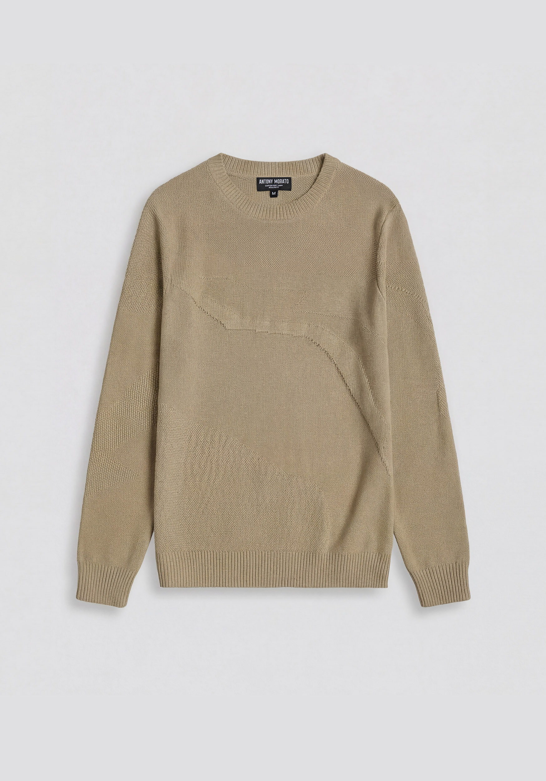 JERSEY DE CUELLO REDONDO REGULAR FIT DE ALGODÓN SUAVE EARLY COLLECTION