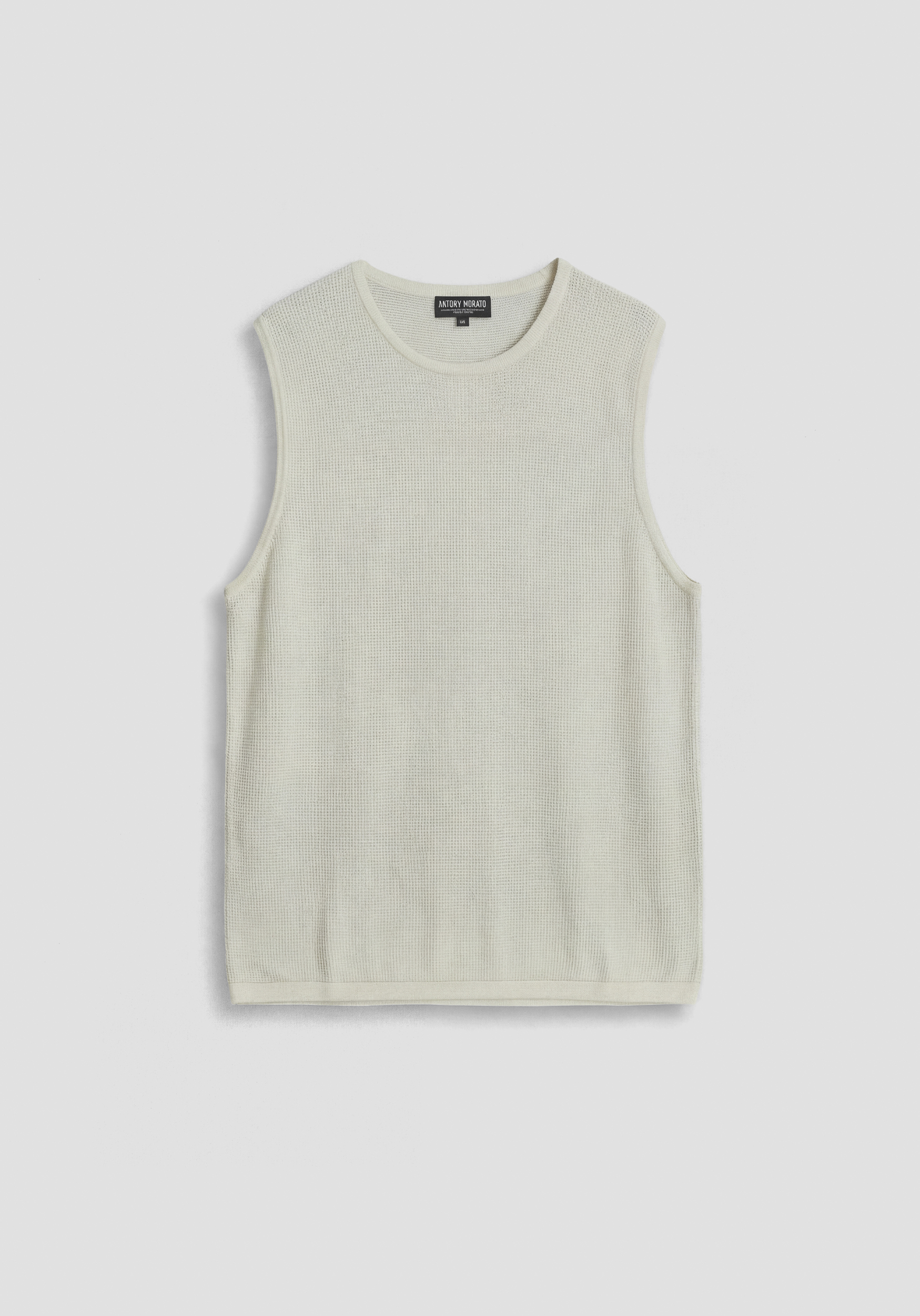 CHALECO REGULAR FIT DE MEZCLA DE VISCOSA DE HILO SUPERFINO