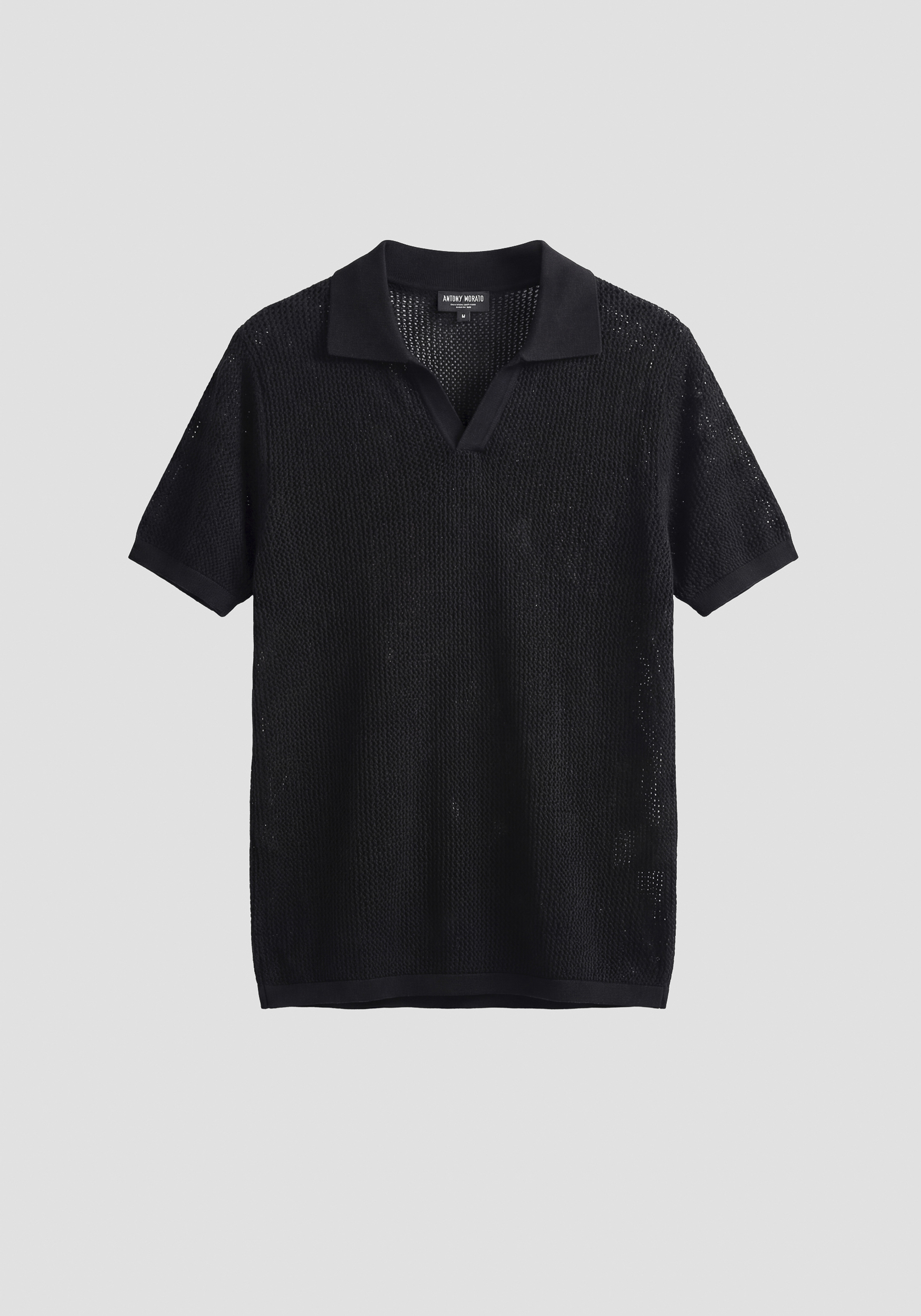 JERSEY TIPO POLO DE MANGA CORTA REGULAR FIT DE MEZCLA DE ALGODÓN SUAVE