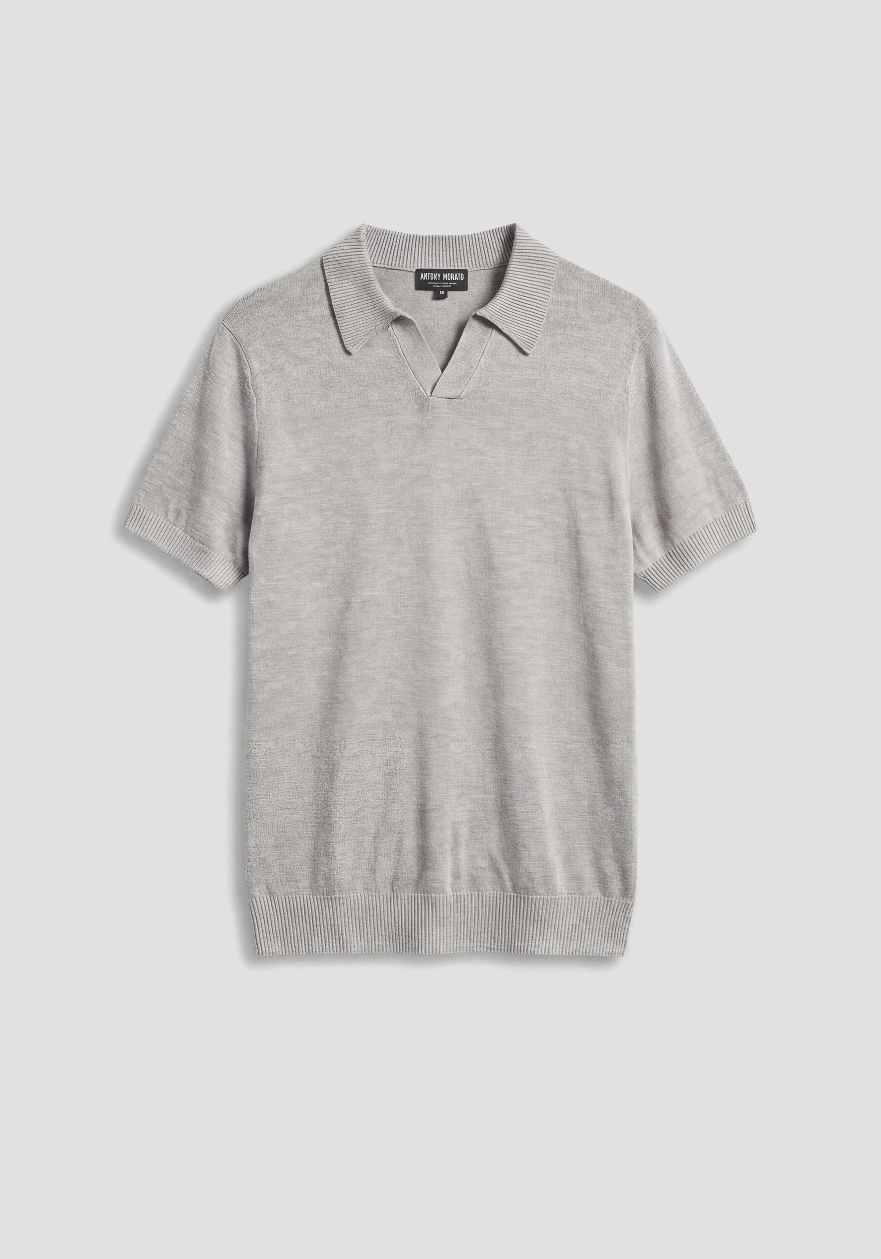 REGULAR FIT POLO SHIRT IN SOFT SPUN LINEN BLEND