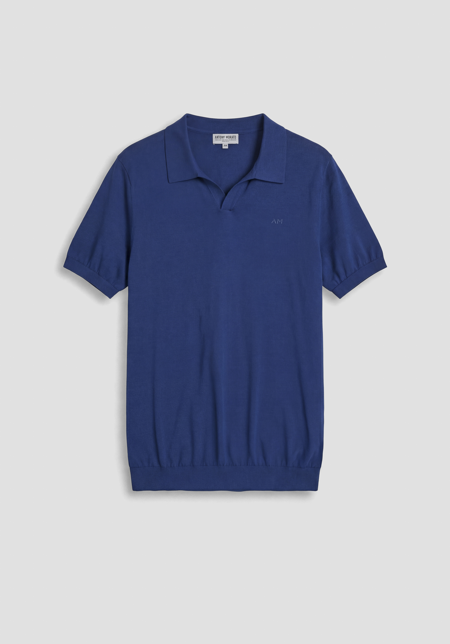 SLIM FIT POLO SHIRT IN SOFT SILK AND TENCELL BLEND YARN