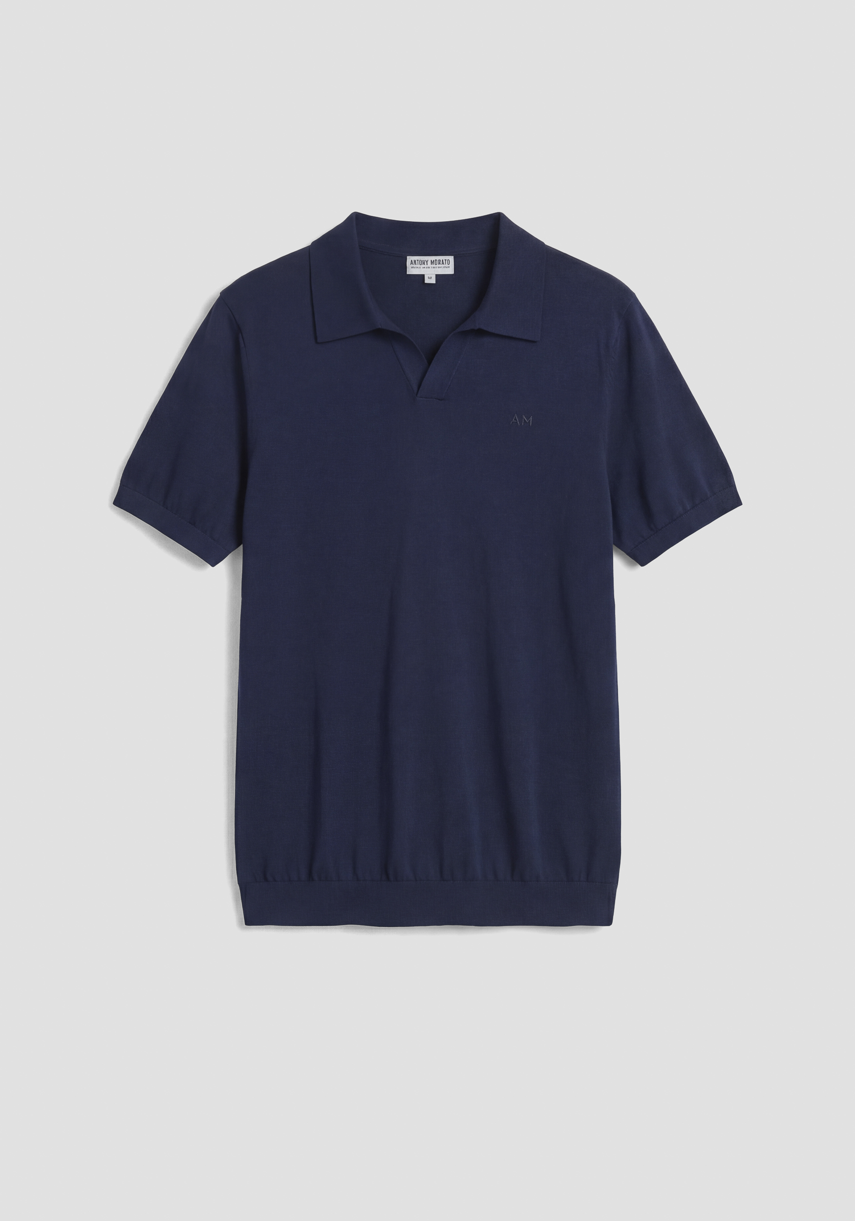 SLIM FIT POLO SHIRT IN SOFT SILK AND TENCELL BLEND YARN