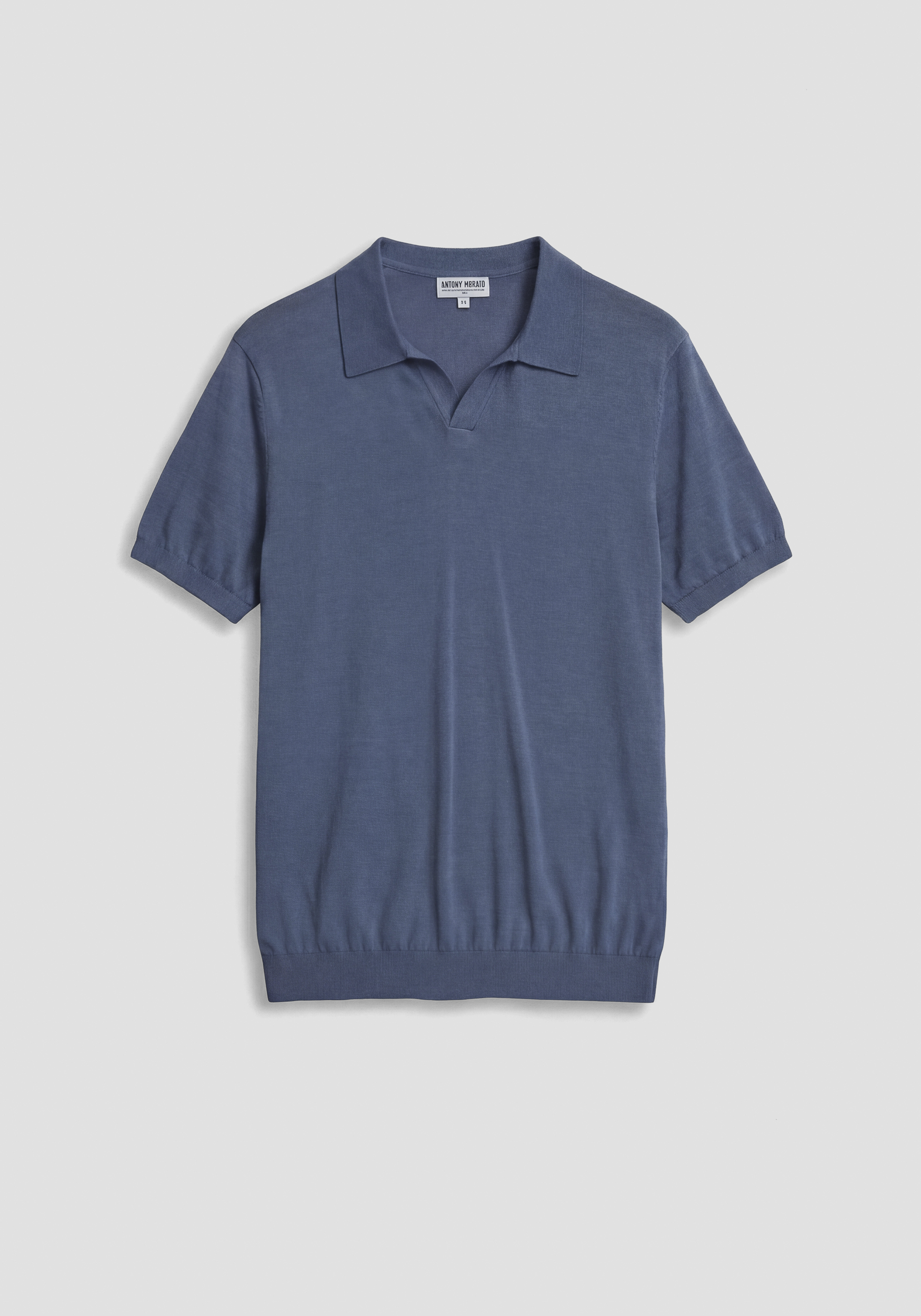 SLIM FIT POLO SHIRT IN SOFT SILK AND TENCELL BLEND YARN