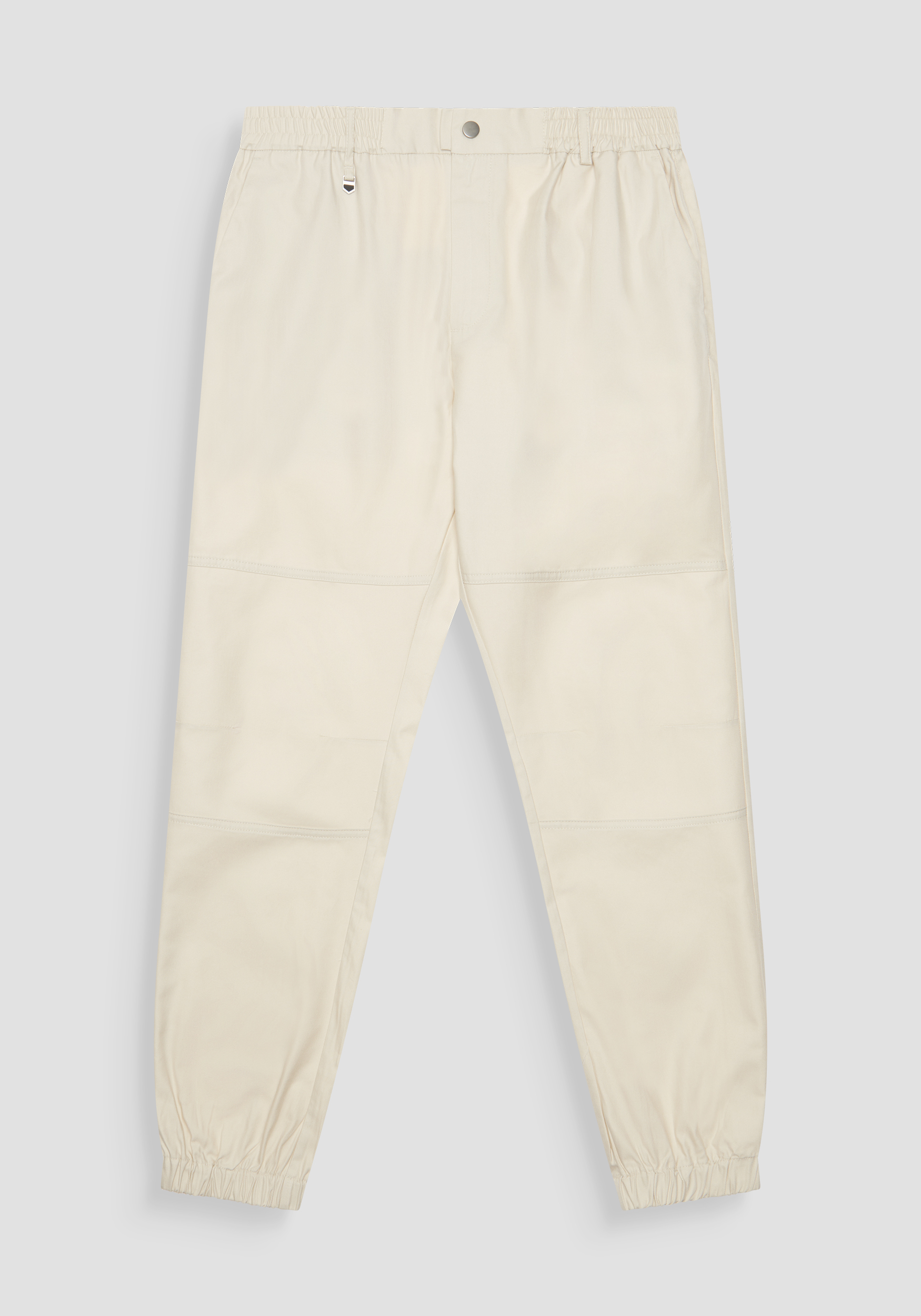 TROUSERS REGULAR FIT IN TWILL COTTON BLEND FABRIC