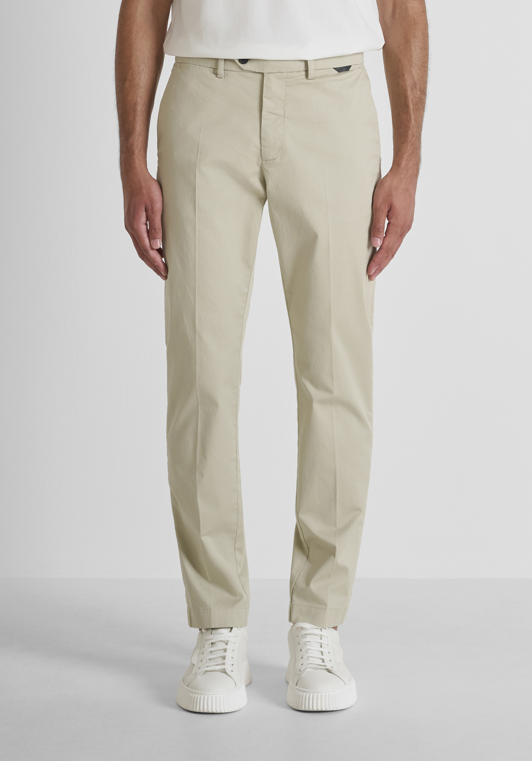 PANTALONES SLIM FIT «MARK» DE MEZCLA DE SARGA DE ALGODÓN ELÁSTICO