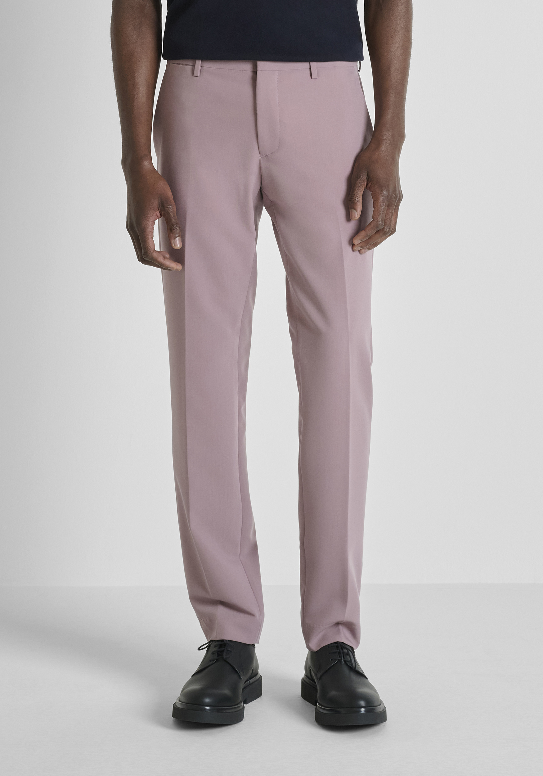 PANTALONES SLIM FIT «BONNIE» DE MEZCLA DE VISCOSA ELÁSTICA