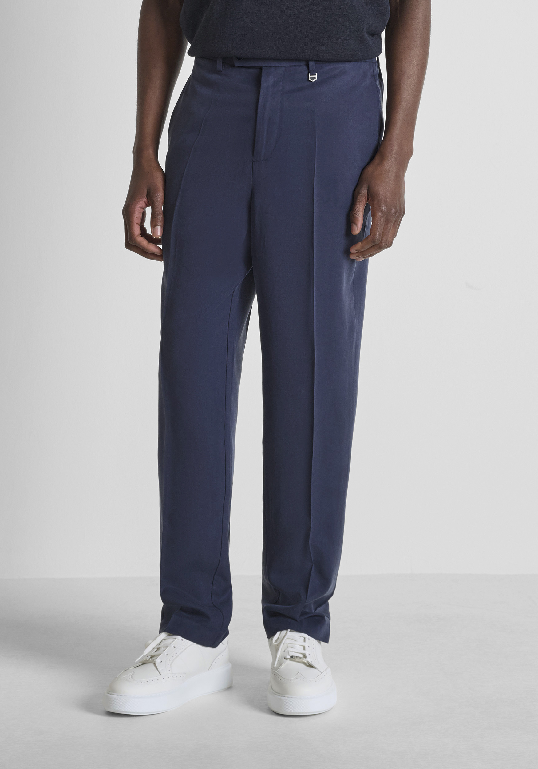 PANTALONES RELAXED FIT «EVAN» DE MEZCLA DE LINO Y LYOCELL