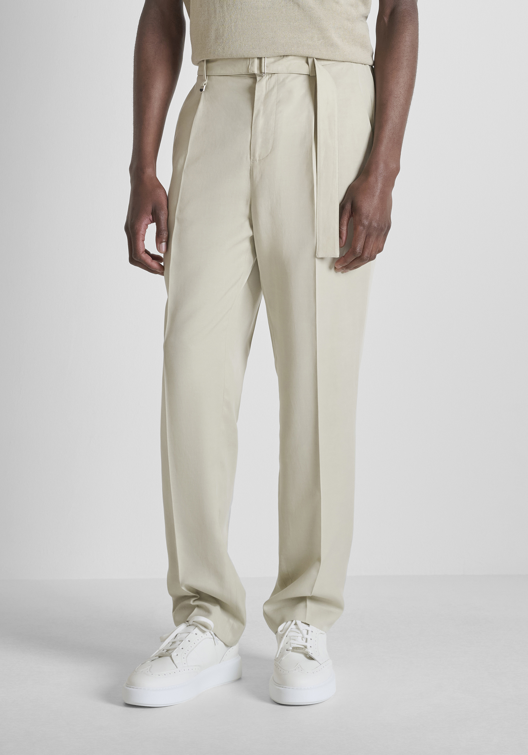 PANTALONES RELAXED FIT «ALAN» DE MEZCLA DE LINO Y LYOCELL