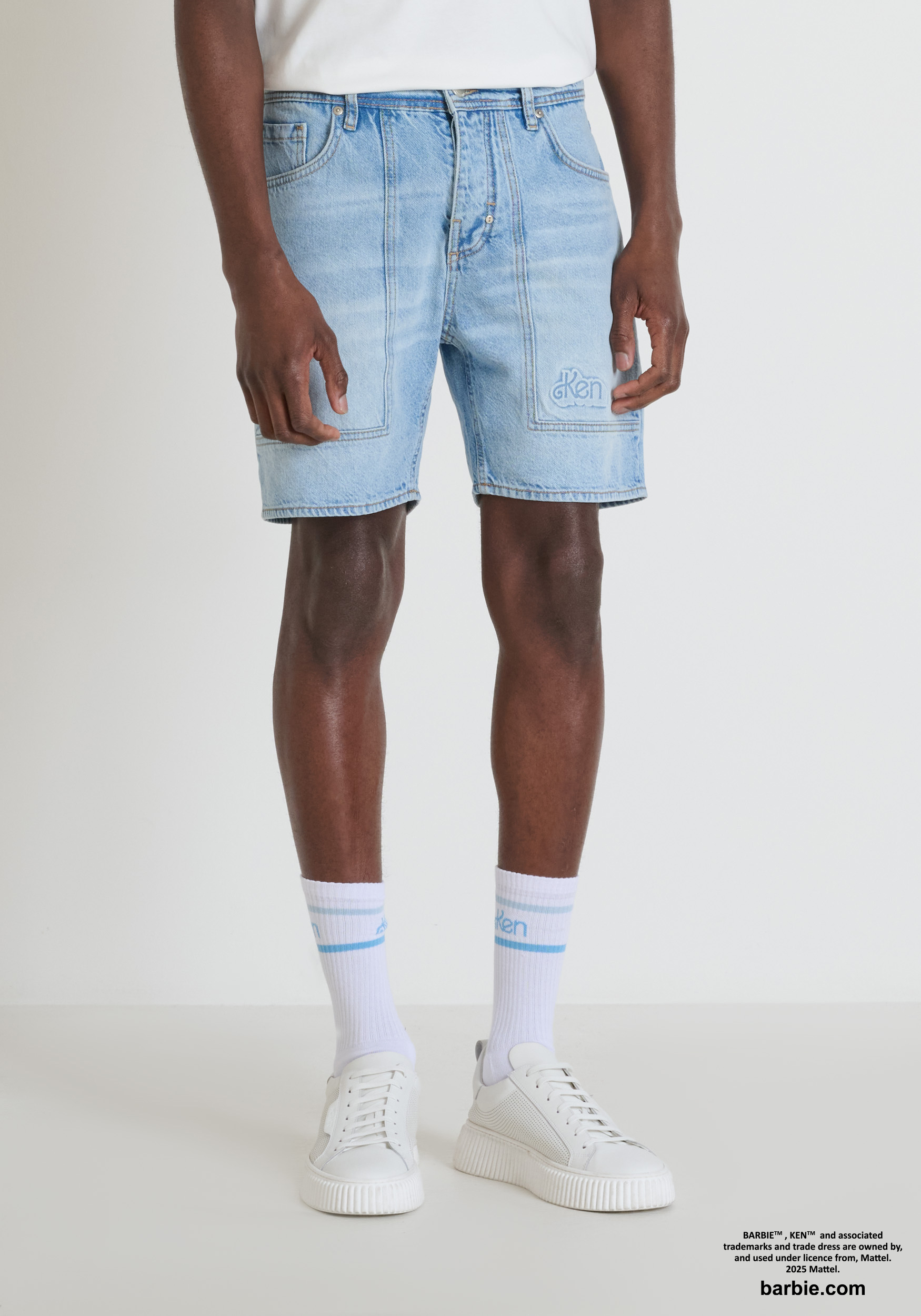 SHORTS SLIM FIT "KEN" IN DENIM