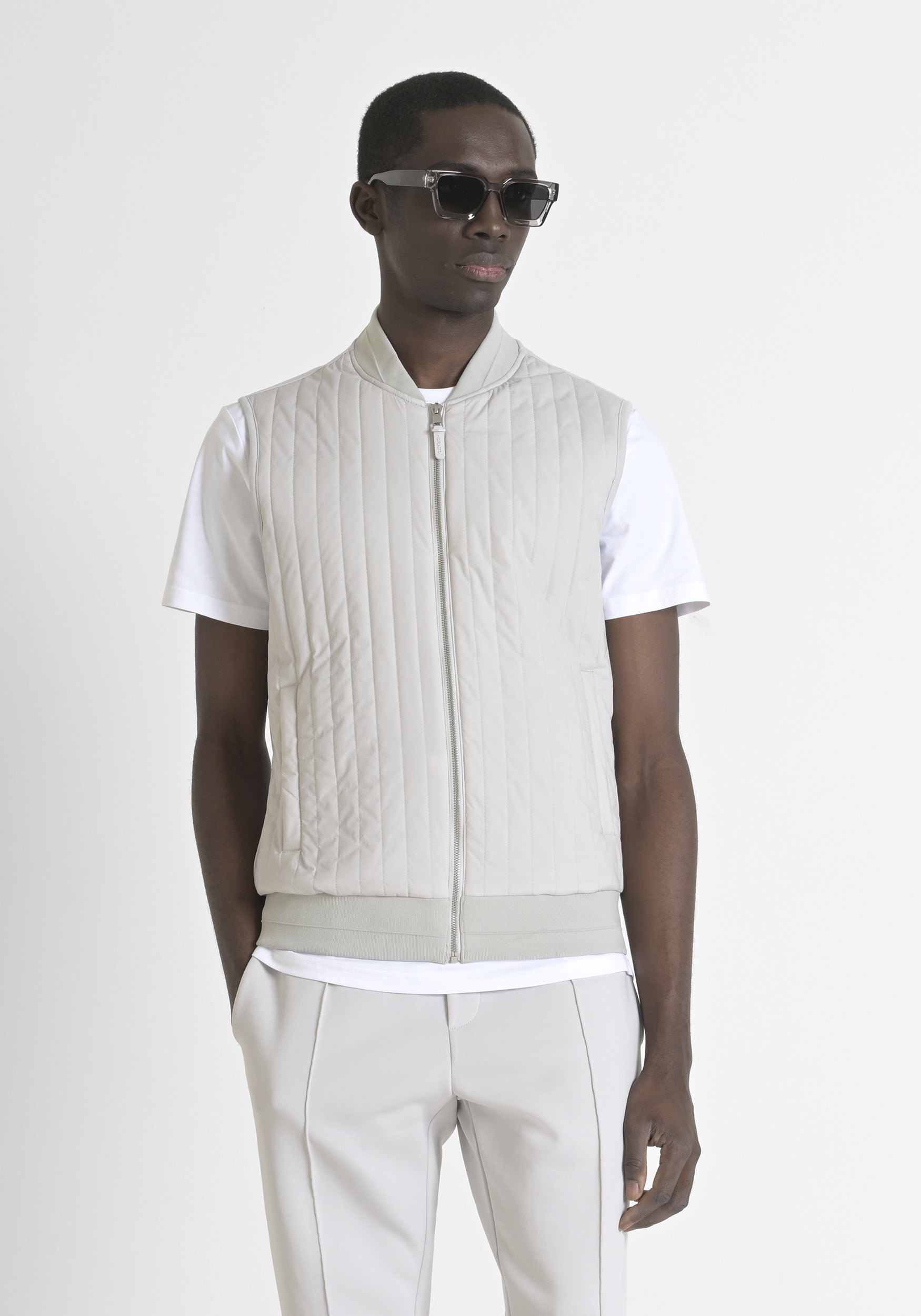 FELPA REGULAR FIT IN MISTO COTONE CON IMBOTTITURA SINTETICA SORONA® AURA