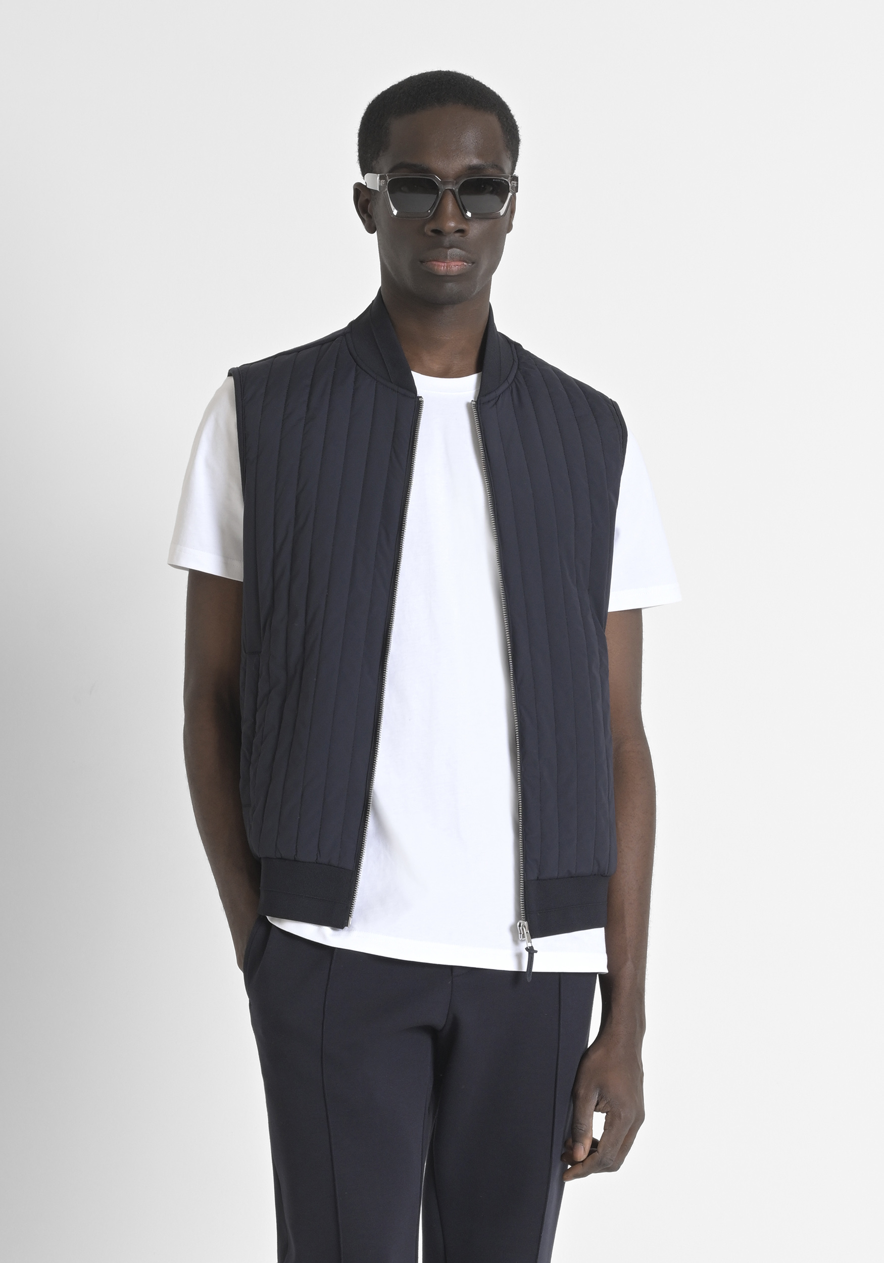 FELPA REGULAR FIT IN MISTO COTONE CON IMBOTTITURA SINTETICA SORONA® AURA