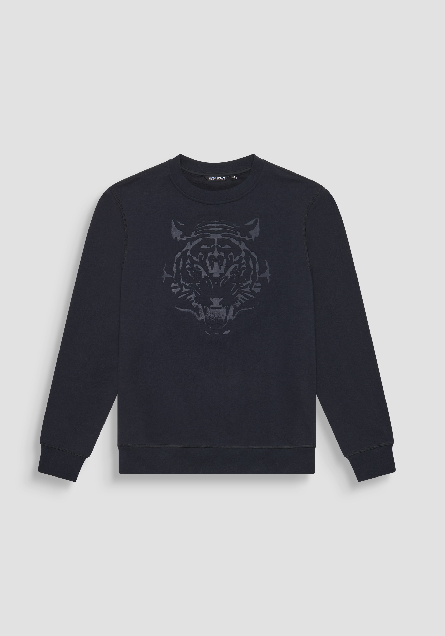FELPA REGULAR FIT IN MISTO COTONE CON STAMPA