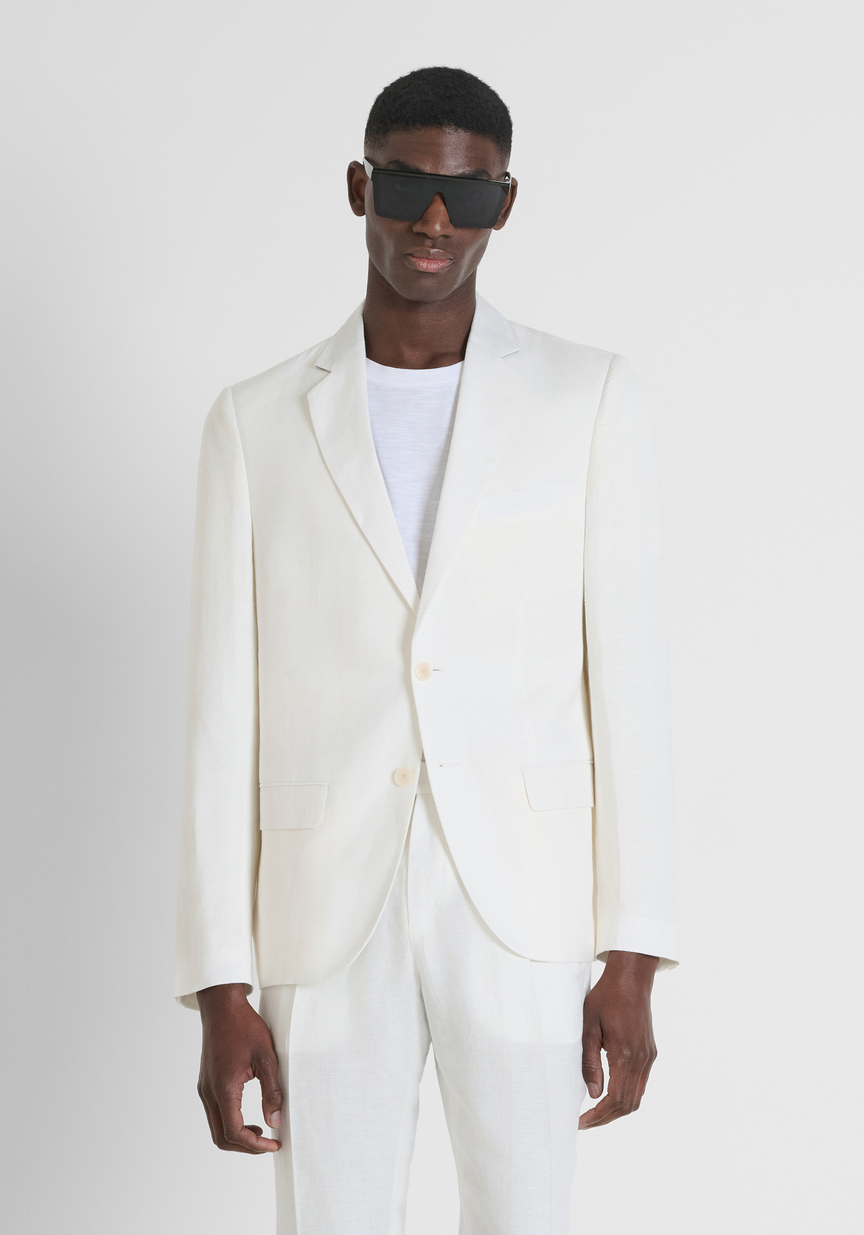 GIACCA REGULAR FIT "LUIS" IN MISTO LINO