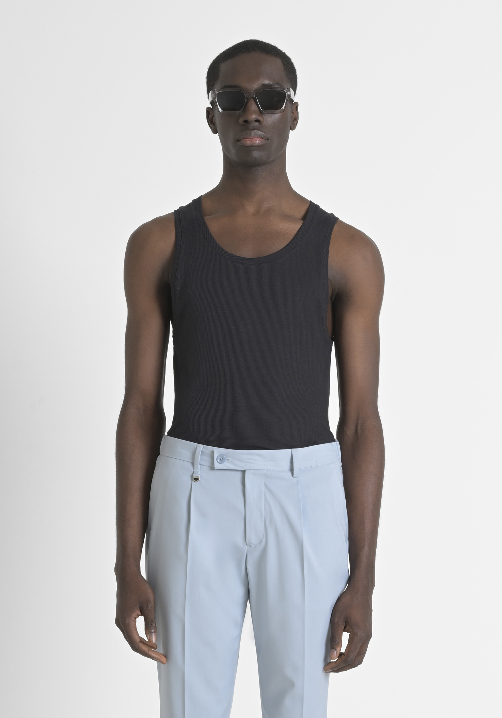 T-SHIRT SLIM FIT IN LYOCELL ELASTICO