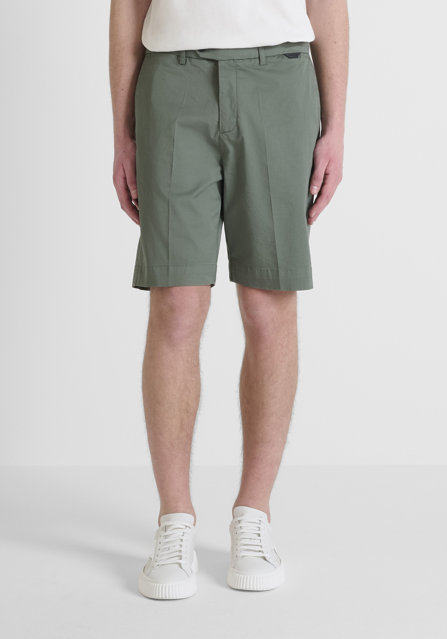 SHORTS SLIM FIT "MARK" IN MISTO COTONE ELASTICO