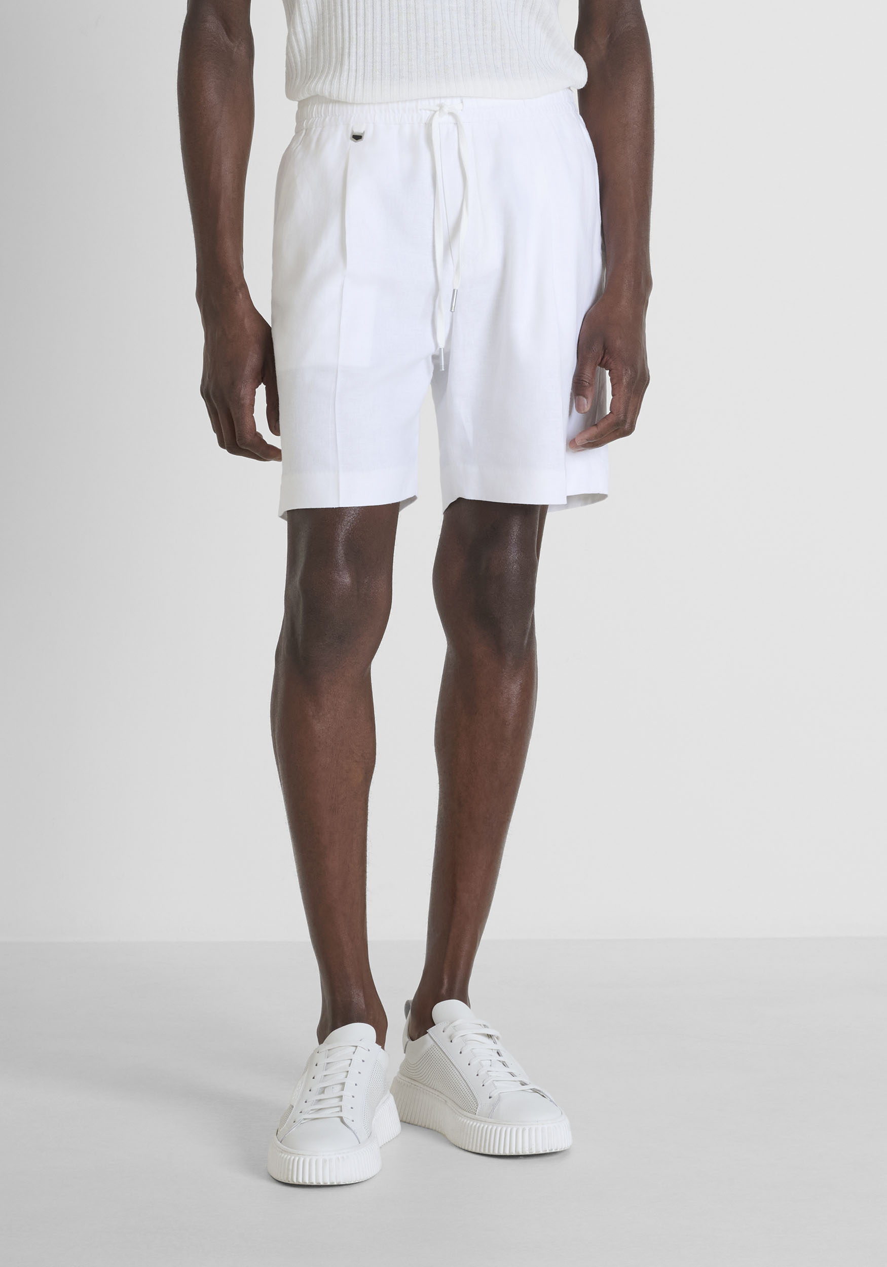 SUPER SHORTS REGULAR FIT "NEIL" IN MISTO LINO