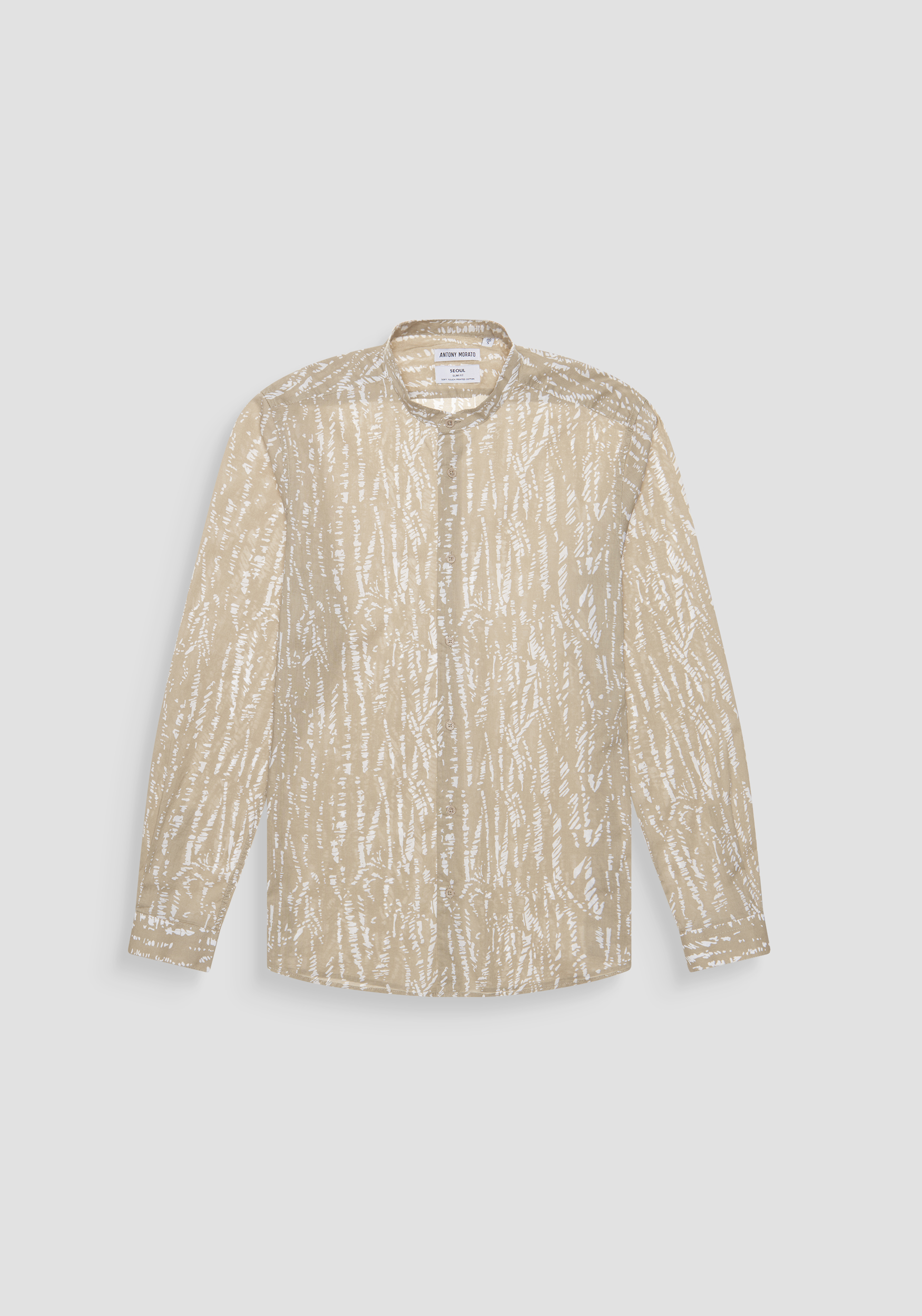CAMICIA SLIM FIT "SEOUL" IN COTONE STAMPATO