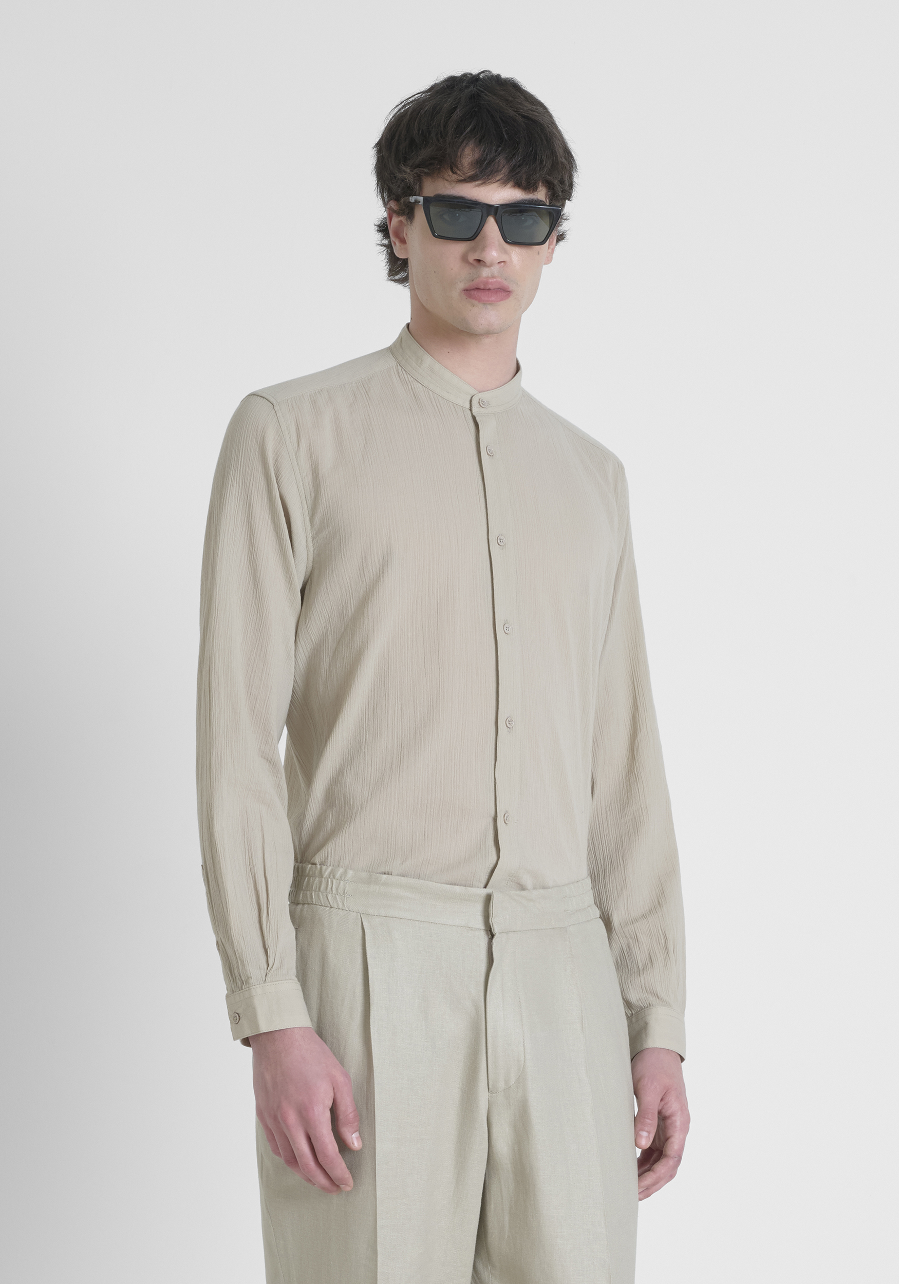 CAMICIA REGULAR FIT "SEOUL" IN COTONE
