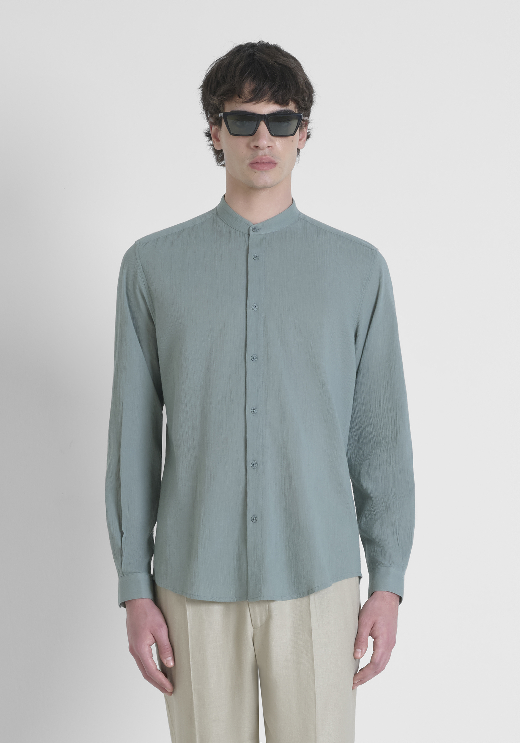 CAMICIA REGULAR FIT "SEOUL" IN COTONE