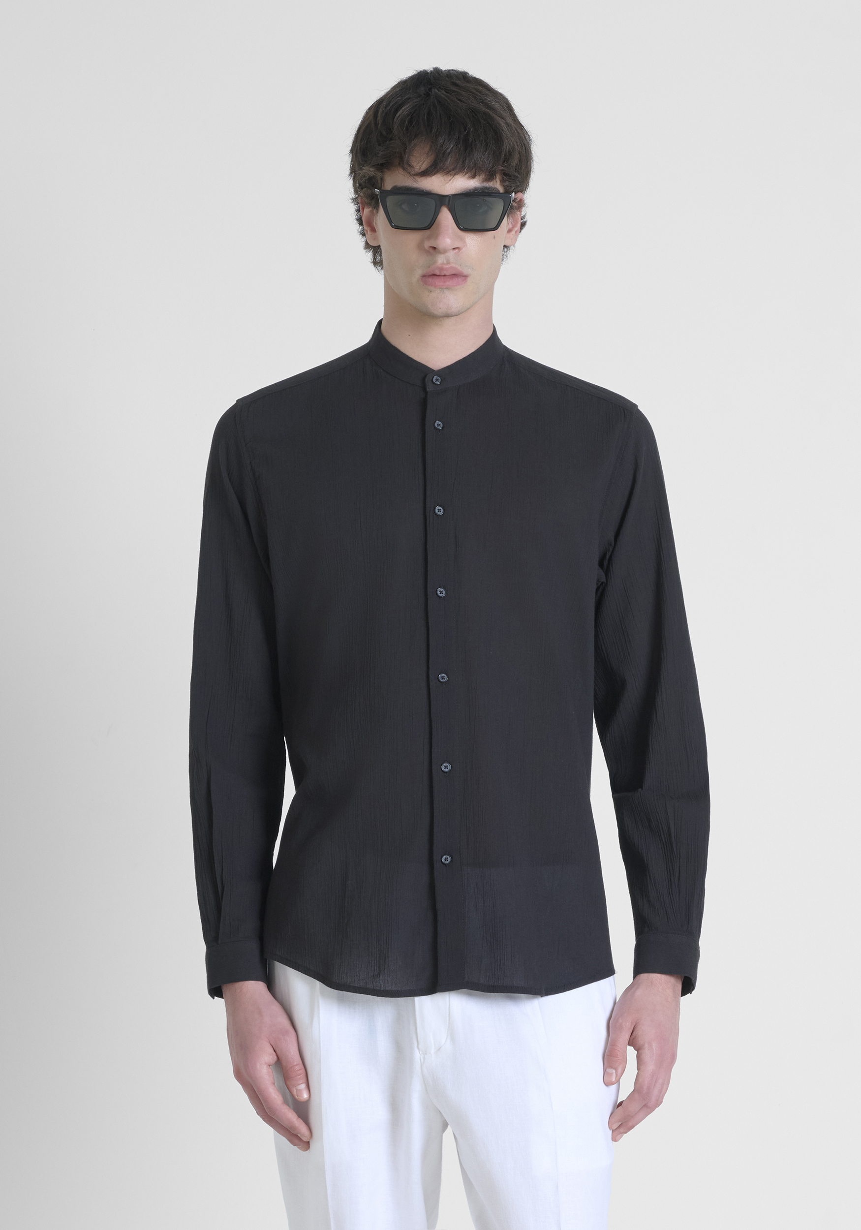 CAMICIA REGULAR FIT "SEOUL" IN COTONE
