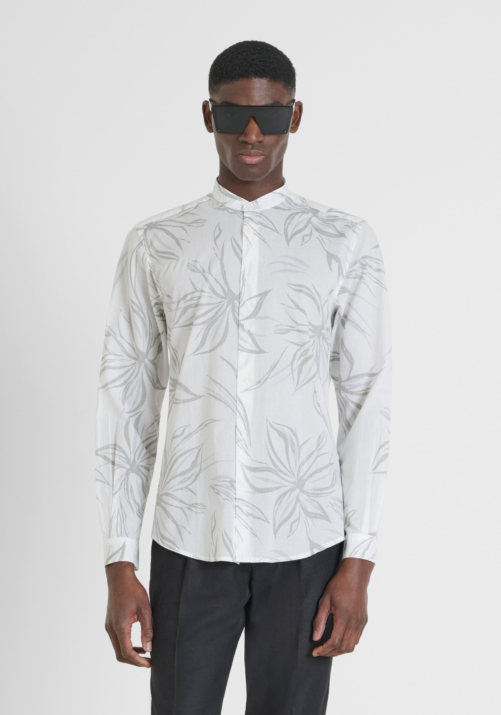 CAMICIA REGULAR FIT "SEOUL" IN COTONE STAMPATO
