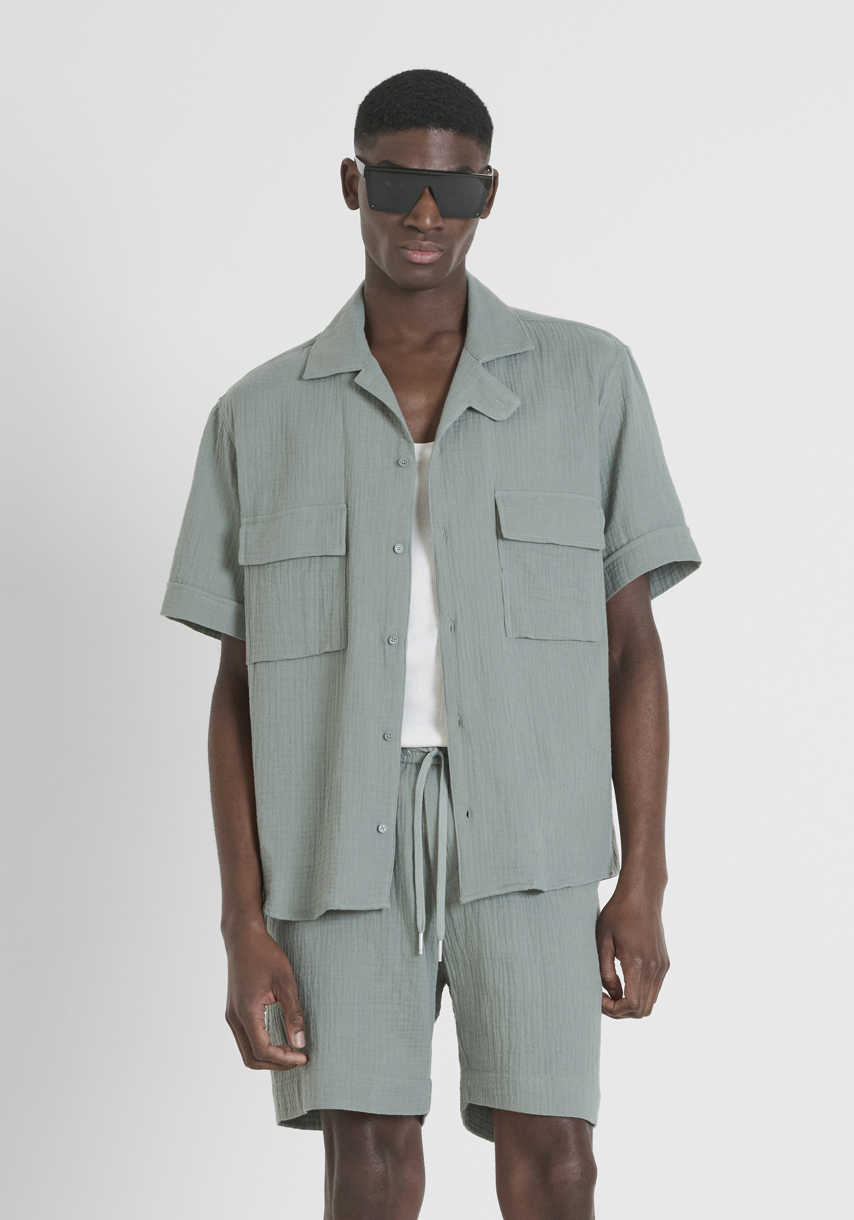 CAMICIA RELAXED FIT "NAIROBI" IN COTONE TOCCO MORBIDO