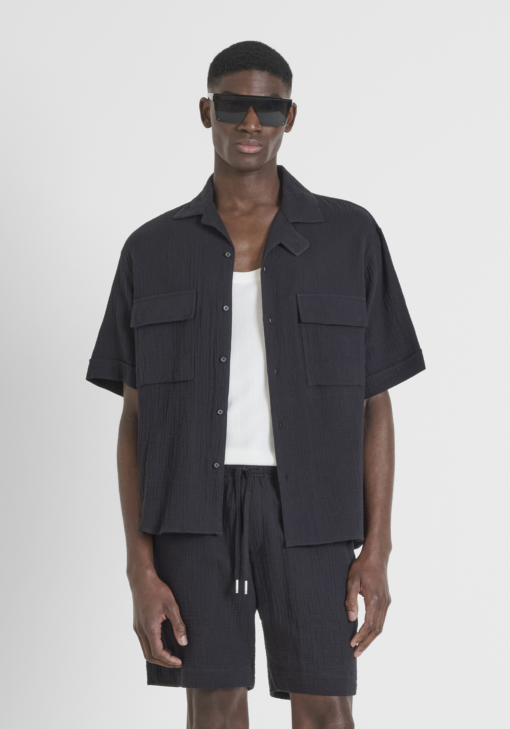 CAMICIA RELAXED FIT "NAIROBI" IN COTONE TOCCO MORBIDO