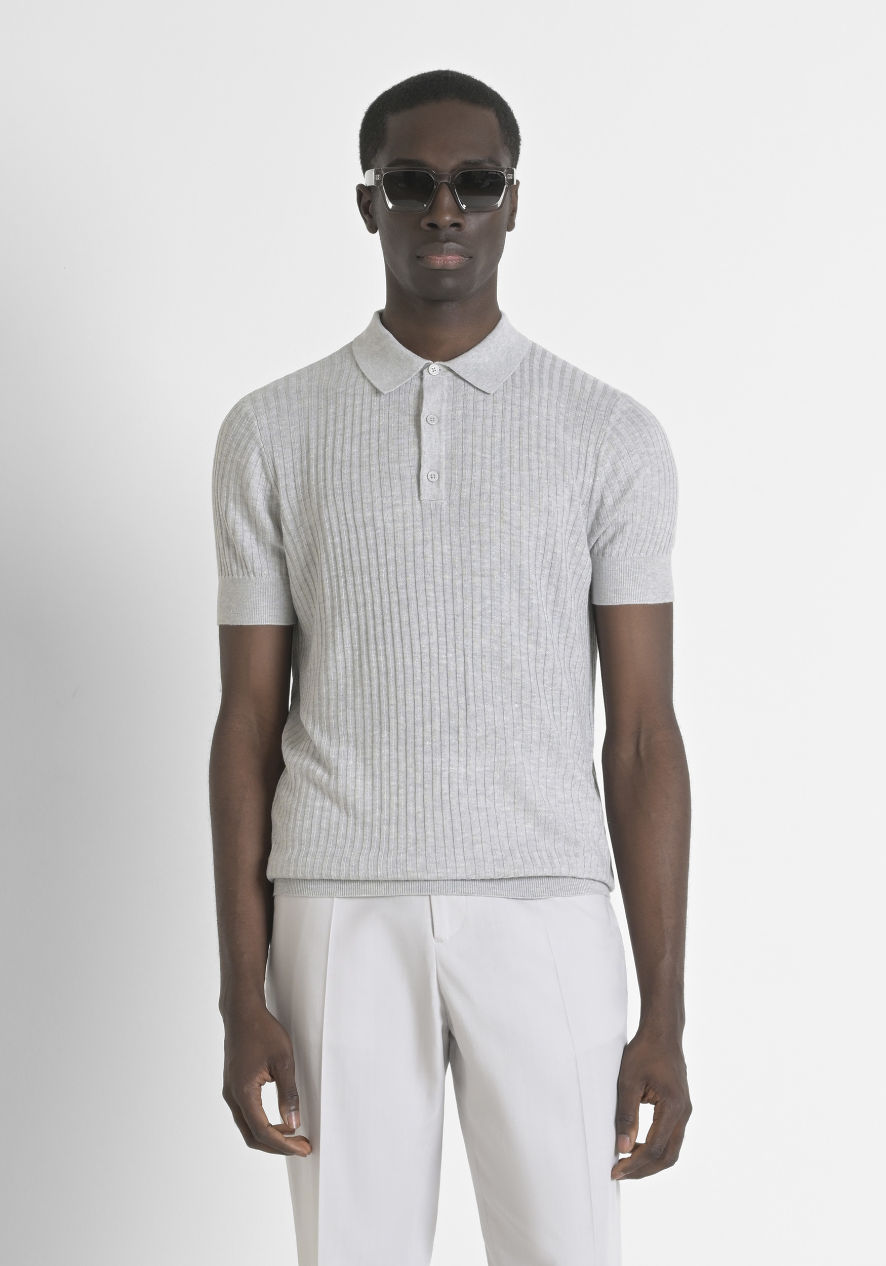 MAGLIA SLIM FIT IN MISTO VISCOSA MORBIDA