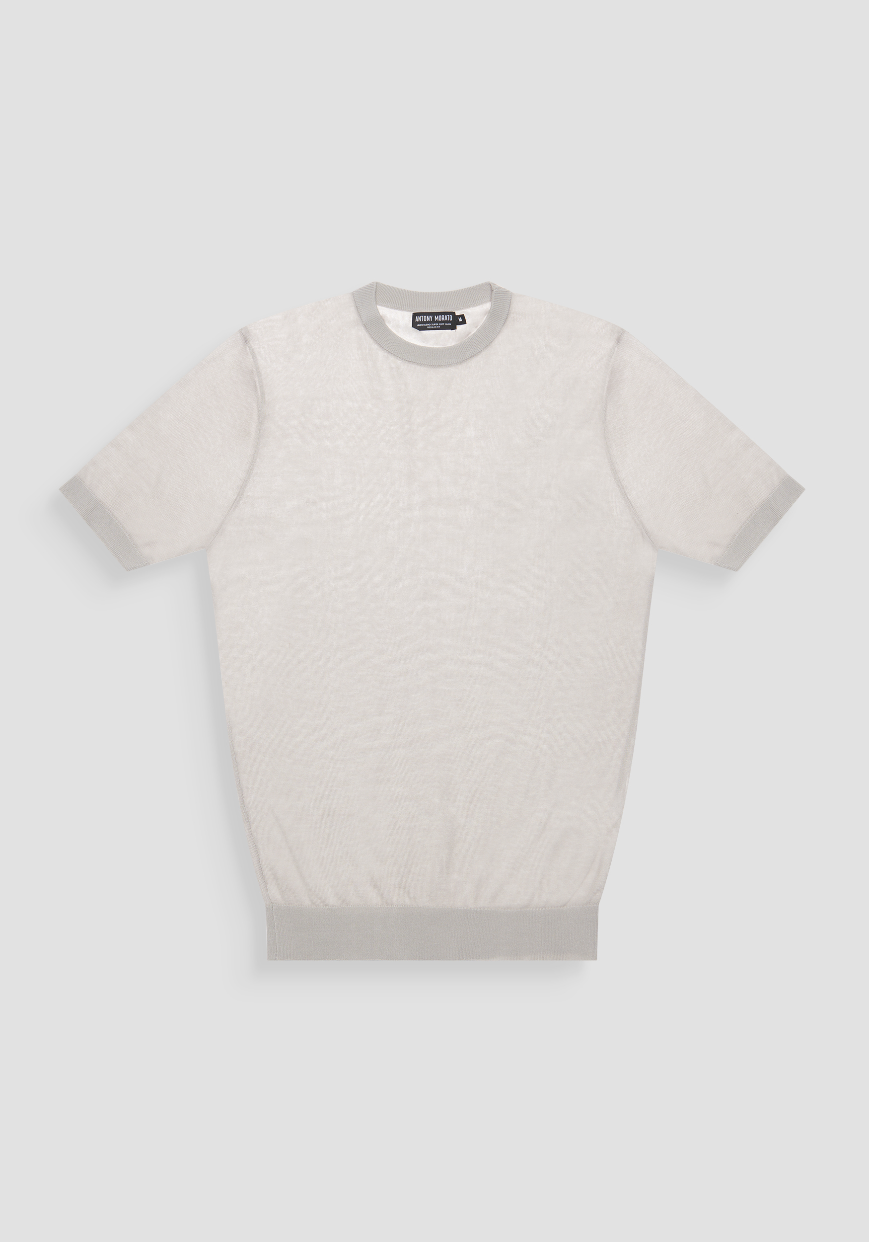 MAGLIA REGULAR FIT IN MISTO LINO MORBIDO
