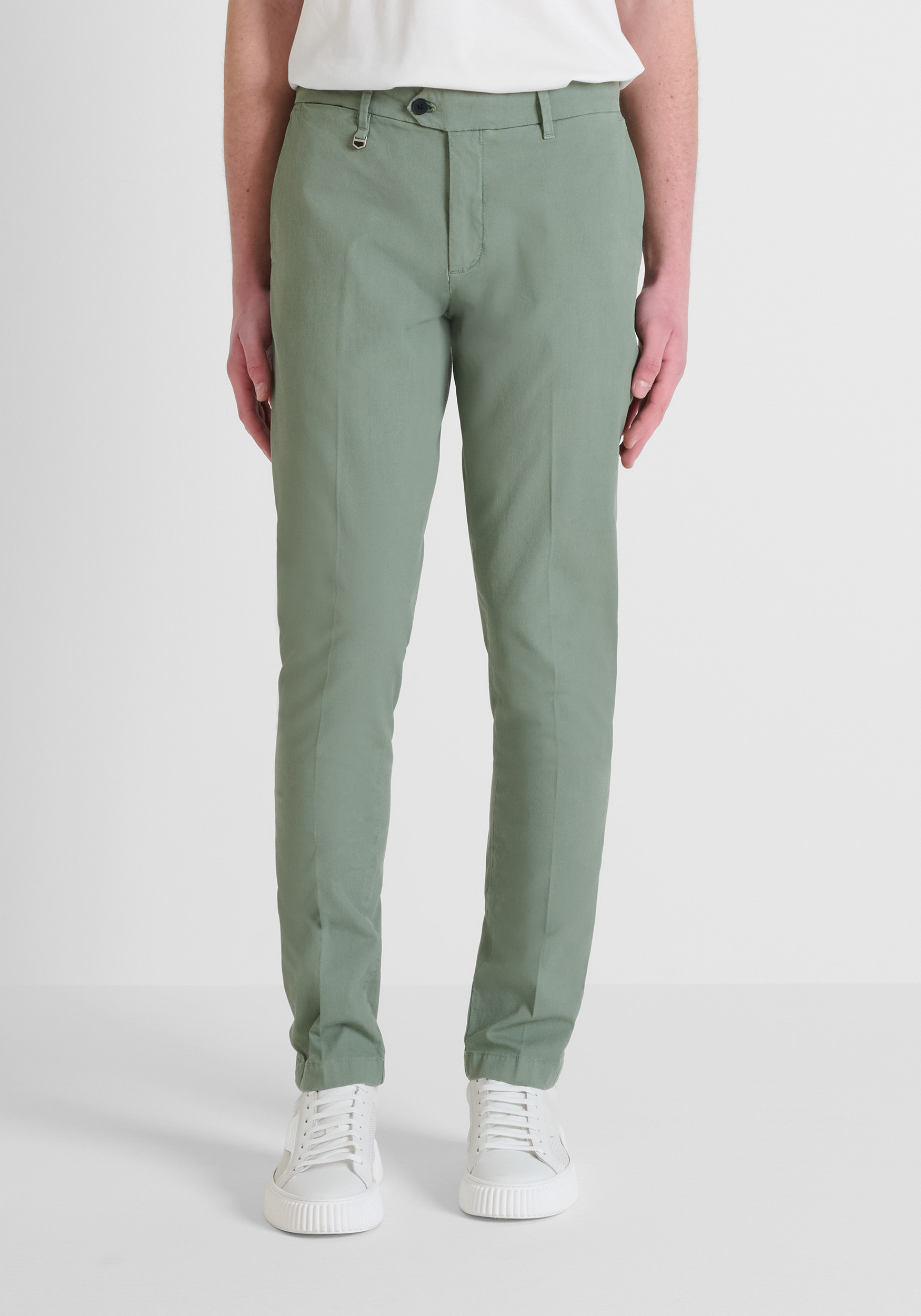 PANTALONI SKINNY FIT "BRYAN" IN COTONE STRETCH DYE
