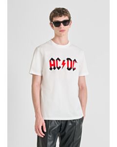 T-SHIRT REGULAR FIT IN COTONE CON STAMPA ACDC