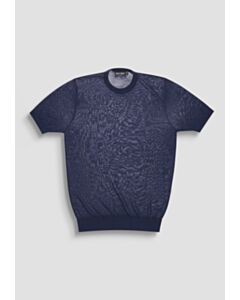 MAGLIA REGULAR FIT IN MISTO LINO MORBIDO