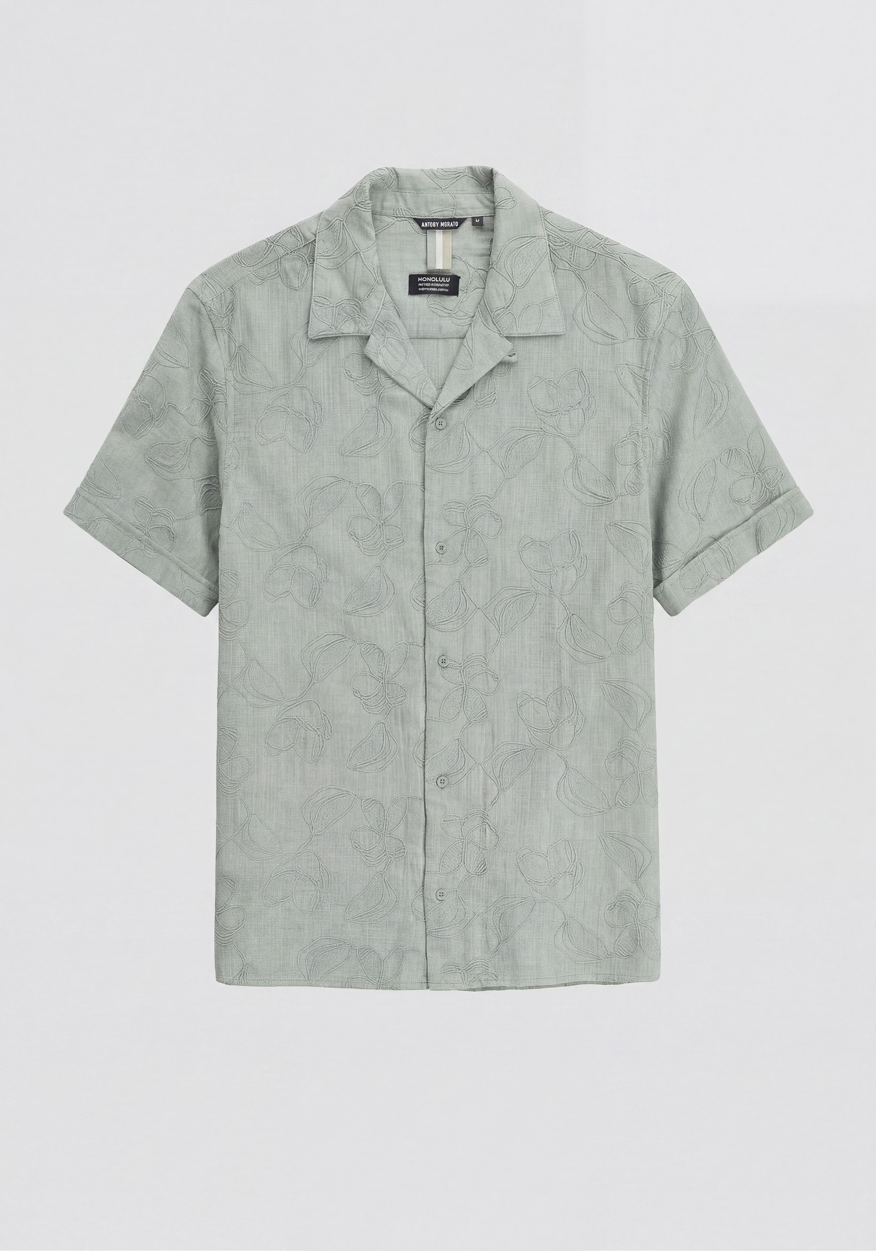 CAMISA RELAXED STRAIGHT FIT «HONULULU» DE ALGODÓN