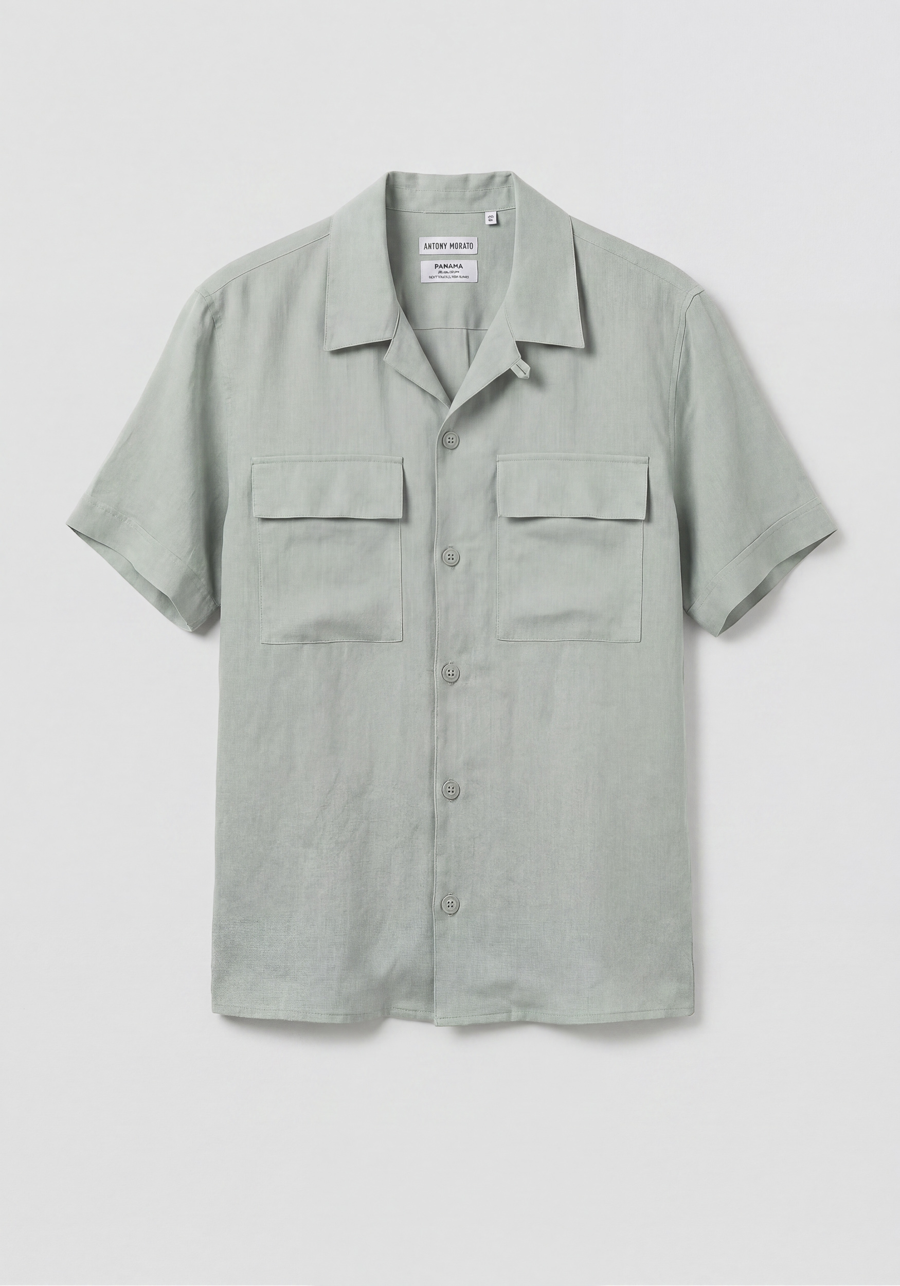 CAMISA REGULAR FIT «PANAMA» DE MEZCLA DE LINO SLUB