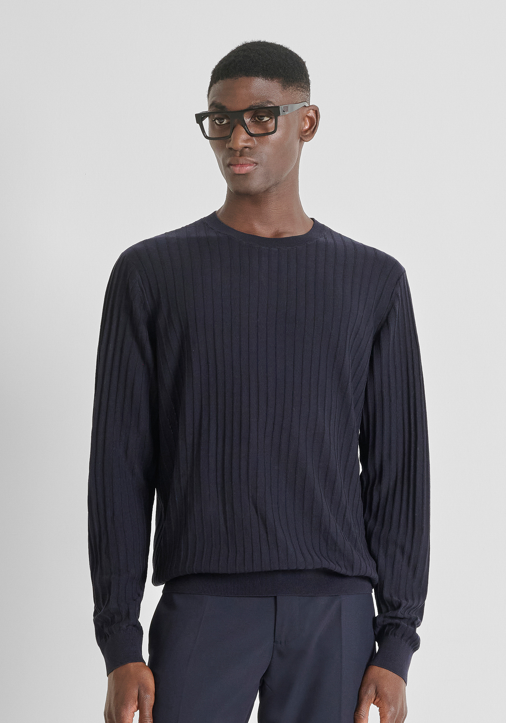 REGULAR FIT WOOL BLEND T-SHIRT