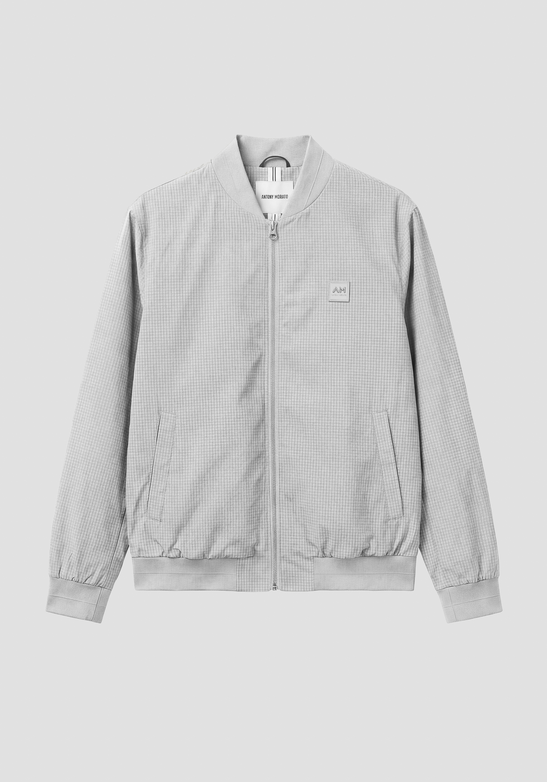 BOMBER REGULAR FIT IN TESSUTO TECNICO CON PATCH