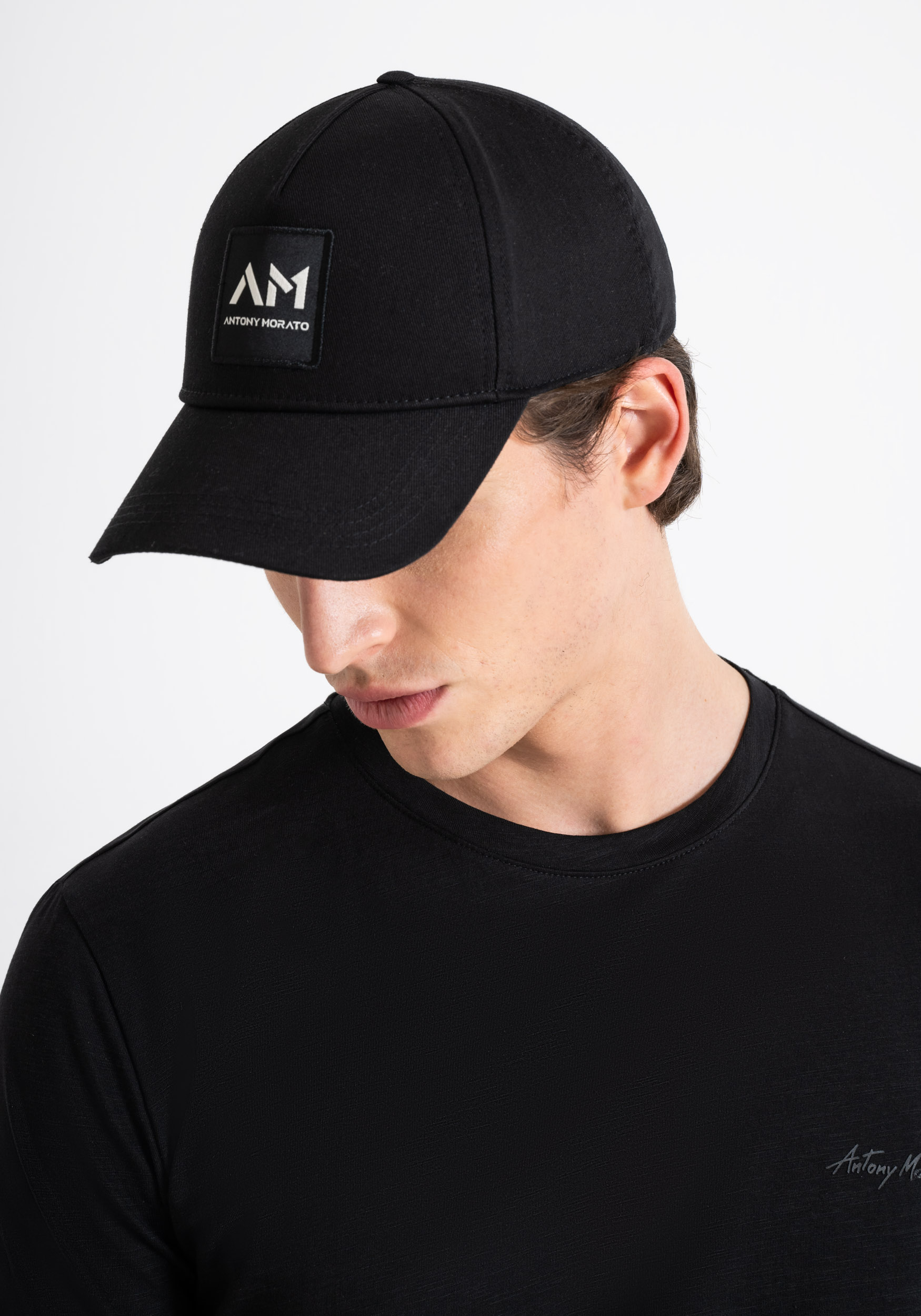 CAPPELLO BASEBALL IN COTONE CON LOGO FRONTALE