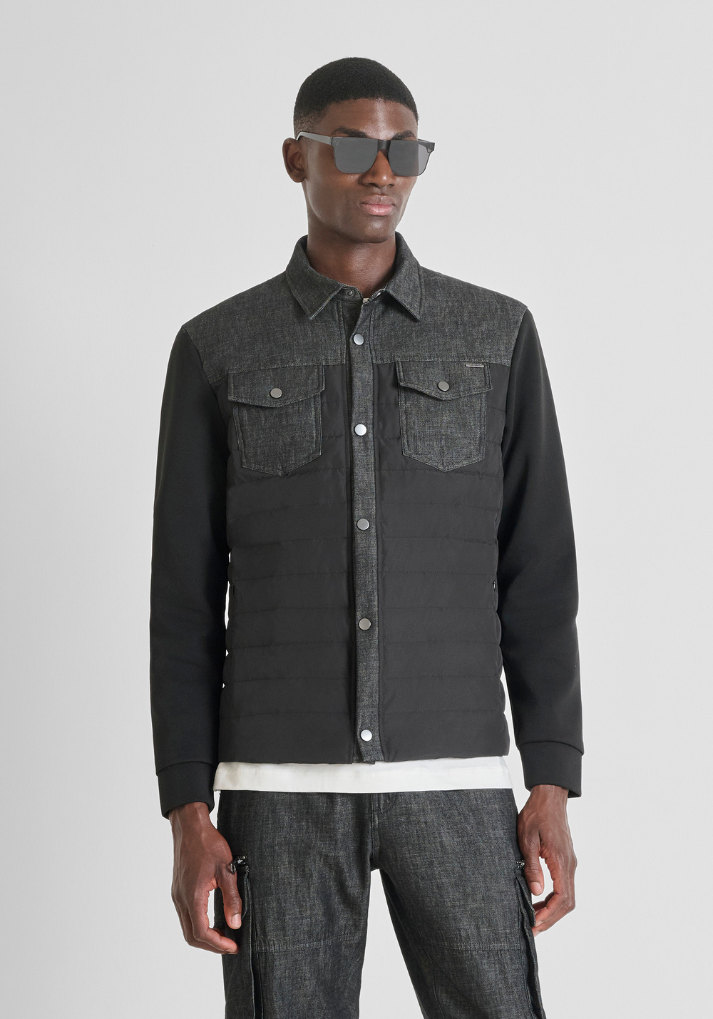 SLIM FIT JACKE AUS LEICHTEM STOFF IM FIELD-STIL - Hemden | Antony Morato Online Shop