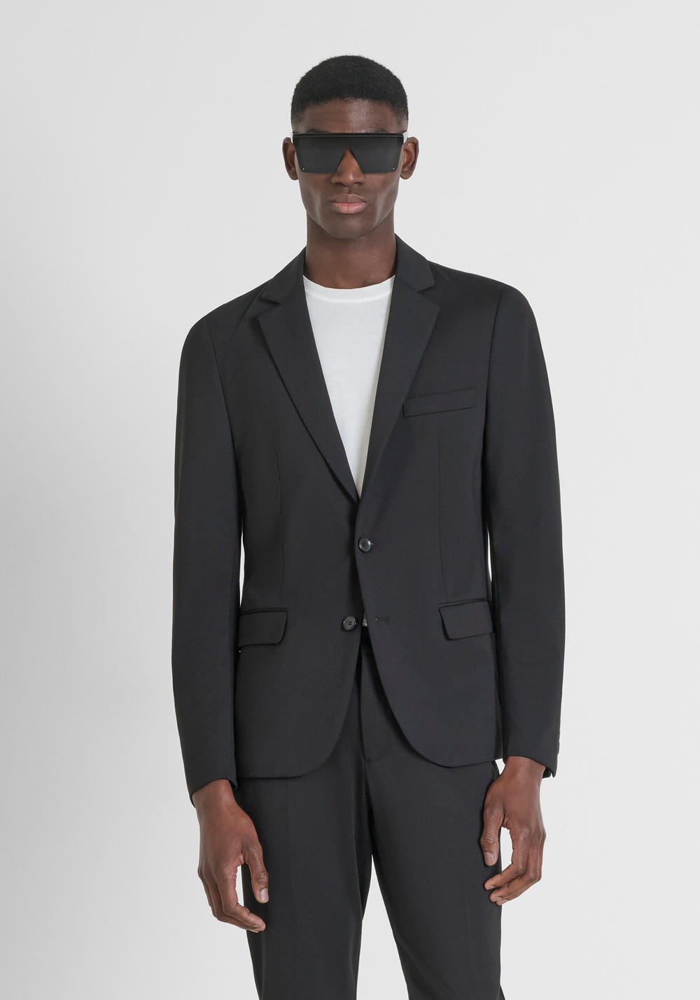 VESTE SLIM FIT « BONNIE » EN SERGÉ ÉLASTIQUE - Vestes et Gilets | Antony Morato Online Shop