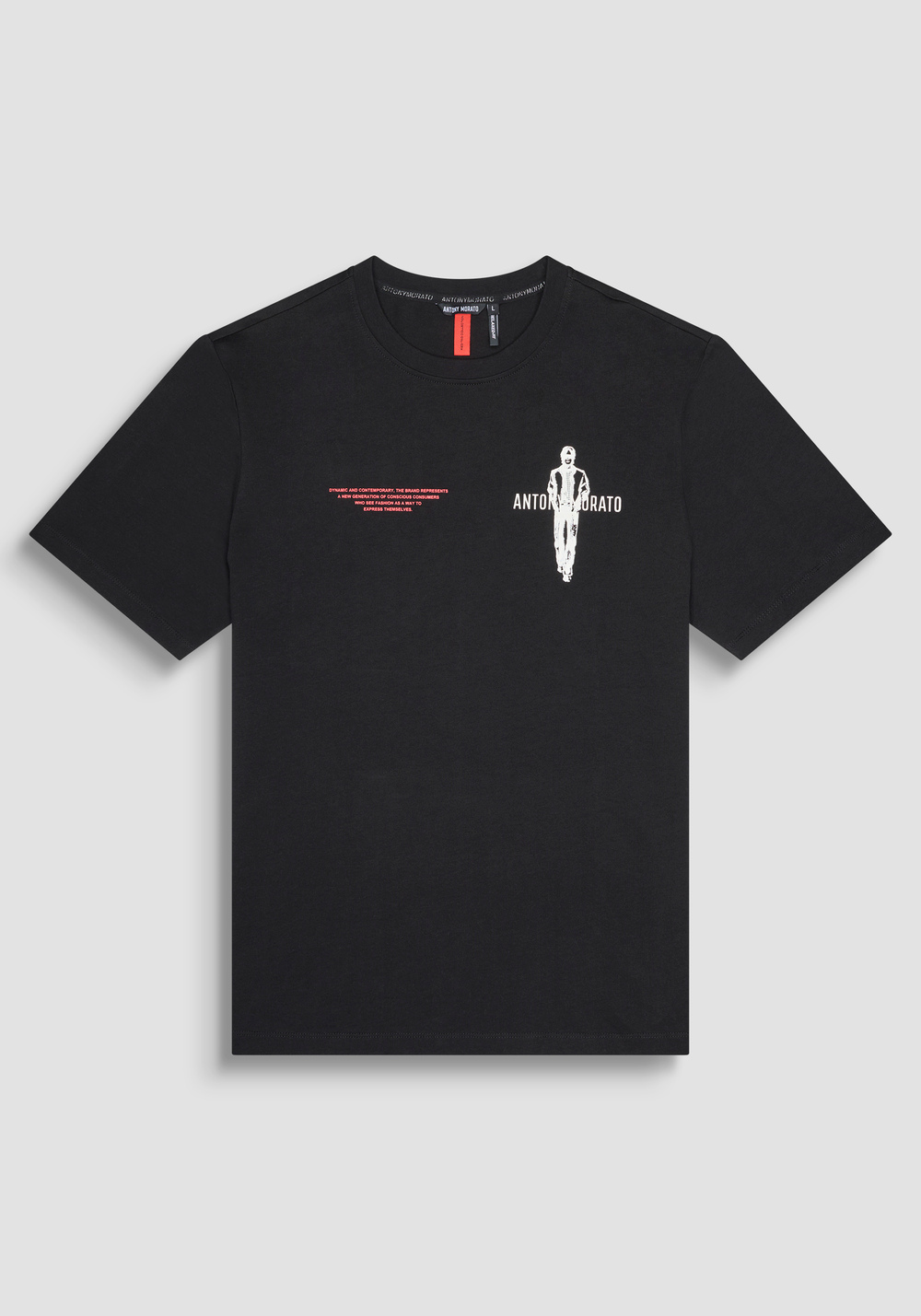 T-SHIRT BOXY IN COTONE RED TAG - T-shirts | Antony Morato Online Shop