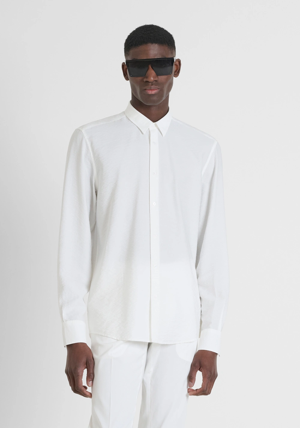 "NAPOLI" REGULAR FIT VISCOSE BLEND SHIRT - Men's Shirts | Antony Morato Online Shop