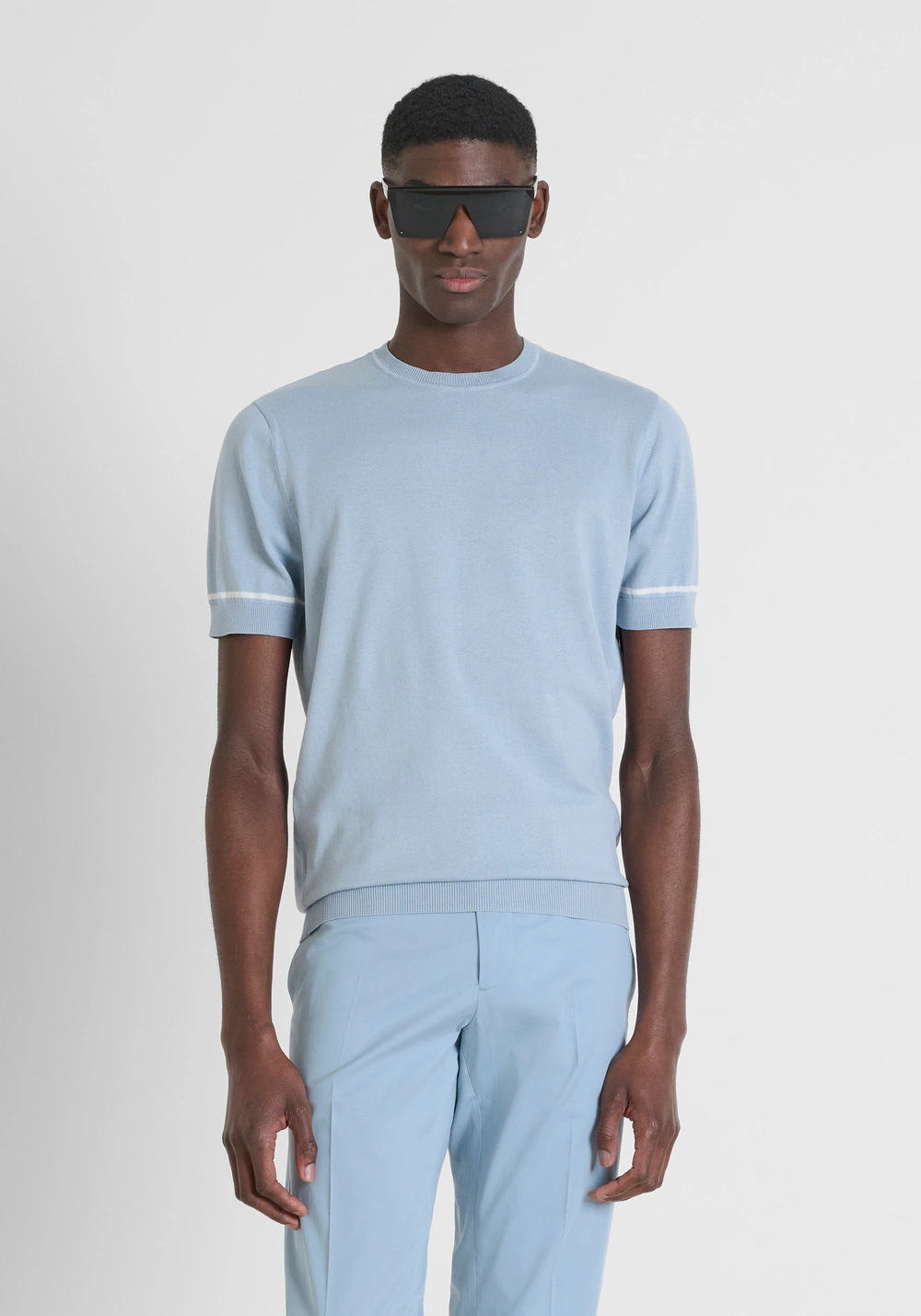 JERSEY REGULAR FIT DE ALGODÓN SUPERFINO - Prendas de punto | Antony Morato Online Shop