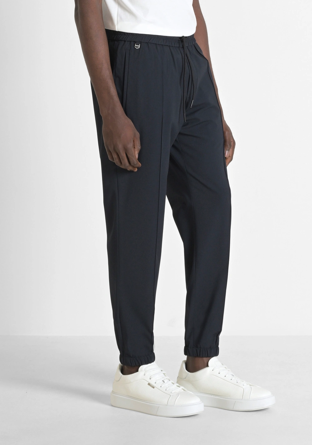 "NATE" REGULAR FIT TROUSERS IN ELASTIC VISCOSE BLEND - Men's Trousers | Antony Morato Online Shop