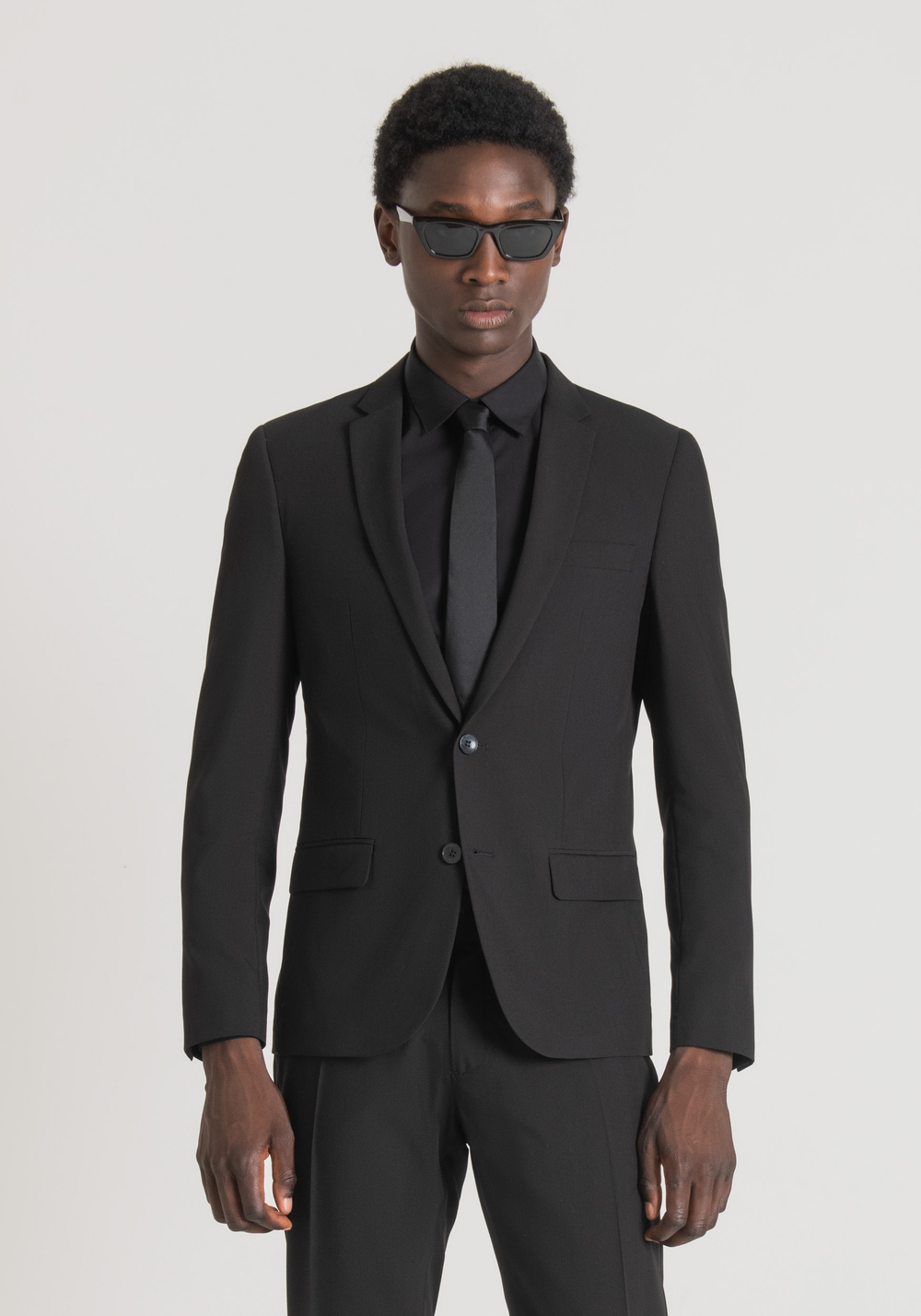GIACCA SLIM FIT “BONNIE” IN TESSUTO MISTO VISCOSA ELASTICO - Lunar New Year | Antony Morato Online Shop